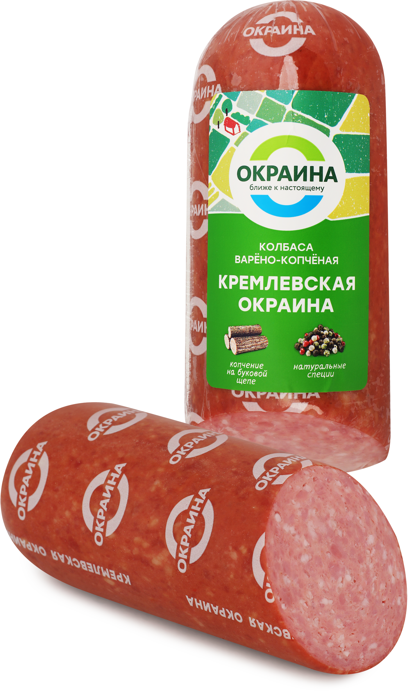 Изображение товара Колбаса варено-копченая ОКРАИНА Кремлевская, весовая Изображение товара Колбаса варено-копченая ОКРАИНА Кремлевская, весовая