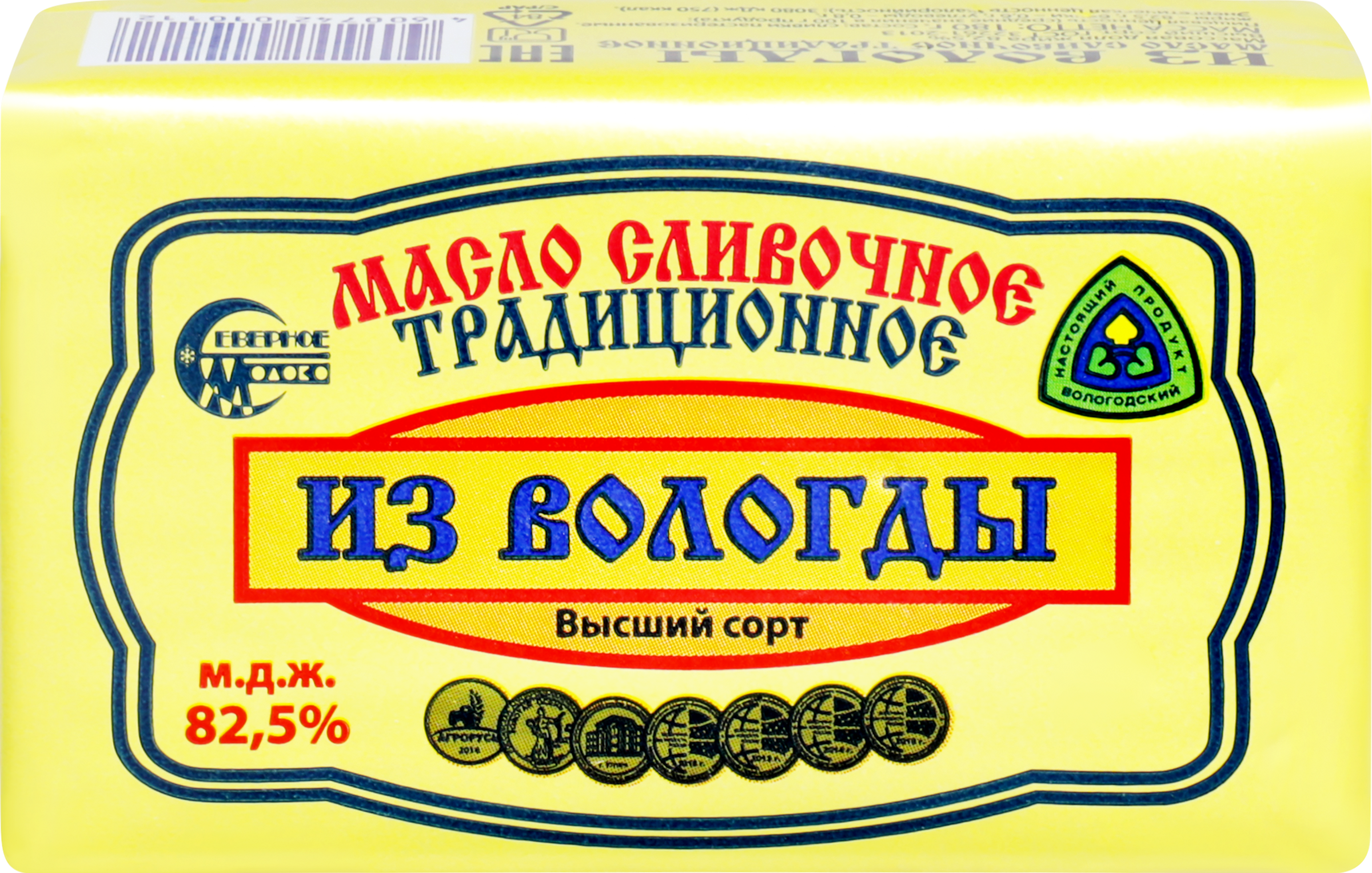 Изображение товара Масло сливочное СЕВЕРНОЕ МОЛОКО 82,5% 180г натуральное российское Изображение товара Масло сливочное СЕВЕРНОЕ МОЛОКО 82,5% 180г натуральное российское