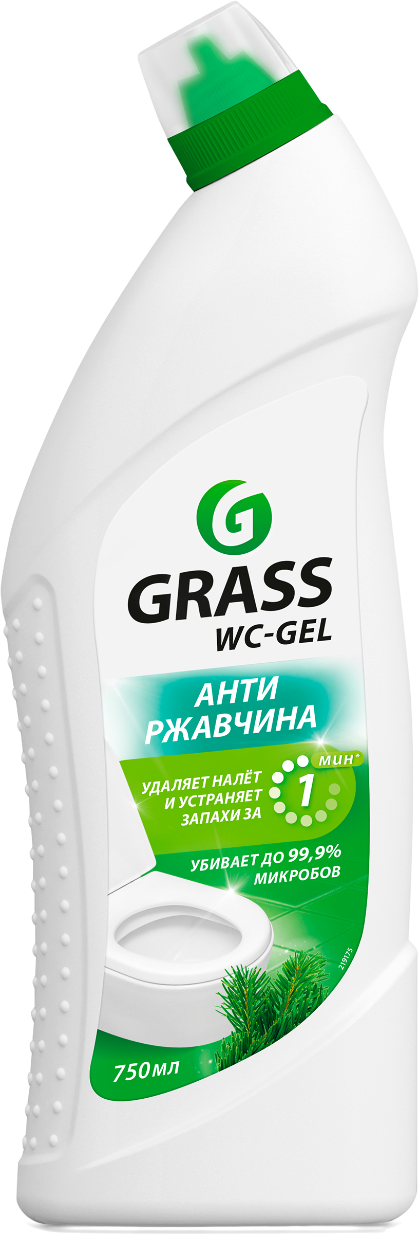 Изображение товара Средство моющее для туалета и ванных комнат GRASS WC-Gel 750мл Изображение товара Средство моющее для туалета и ванных комнат GRASS WC-Gel 750мл