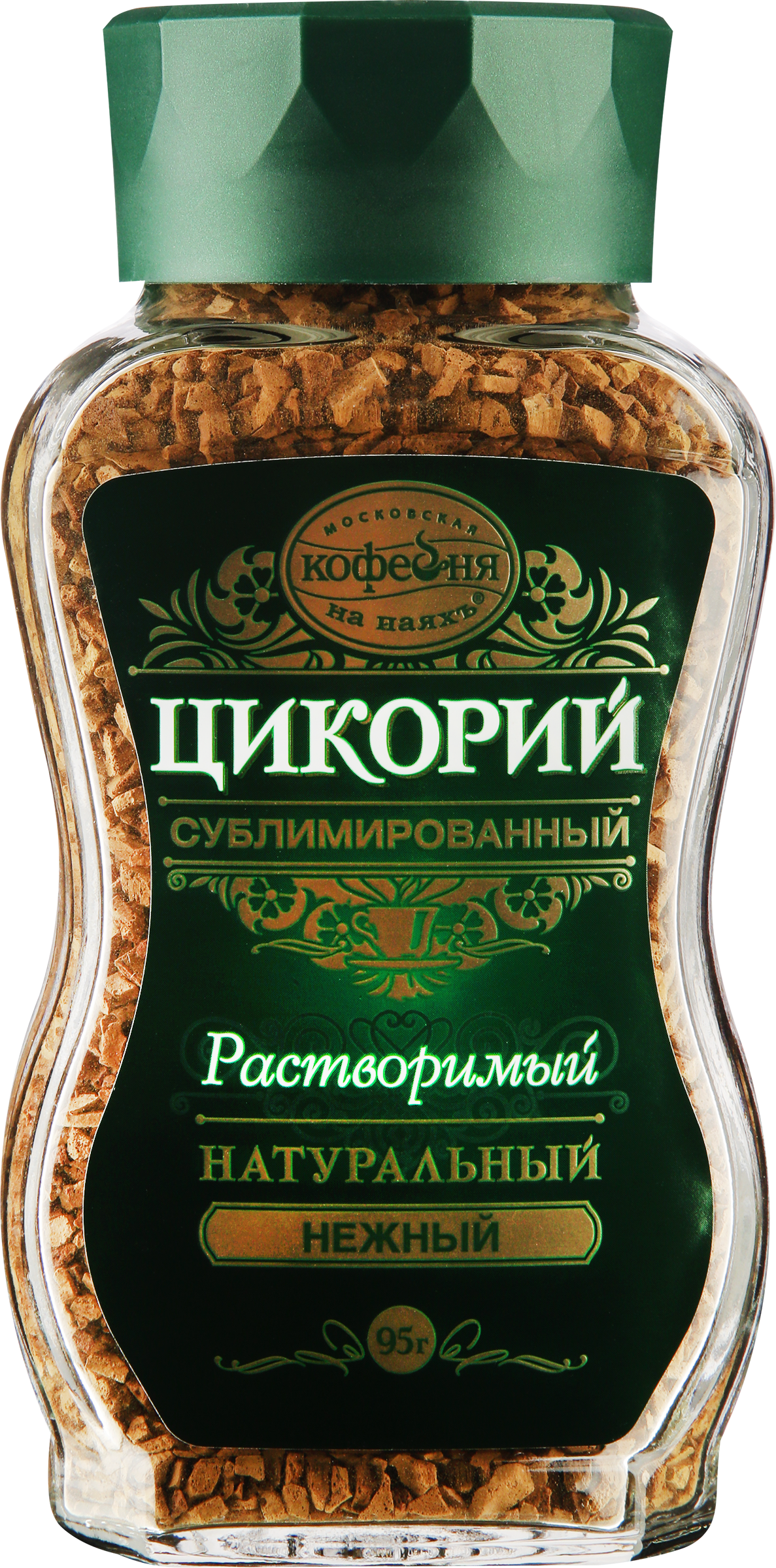 Изображение товара Растворимый цикорий МОСКОВСКАЯ КОФЕЙНЯ НА ПАЯХЪ 95 г натуральный без кофеина