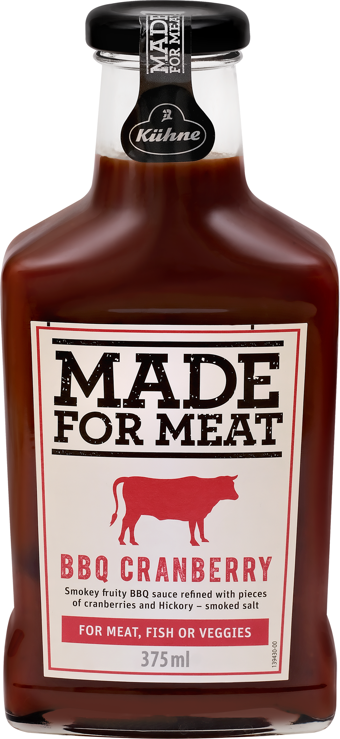 Изображение товара Соус томатный KUHNE Made for Meat Cranberry BBQ с клюквой 375мл