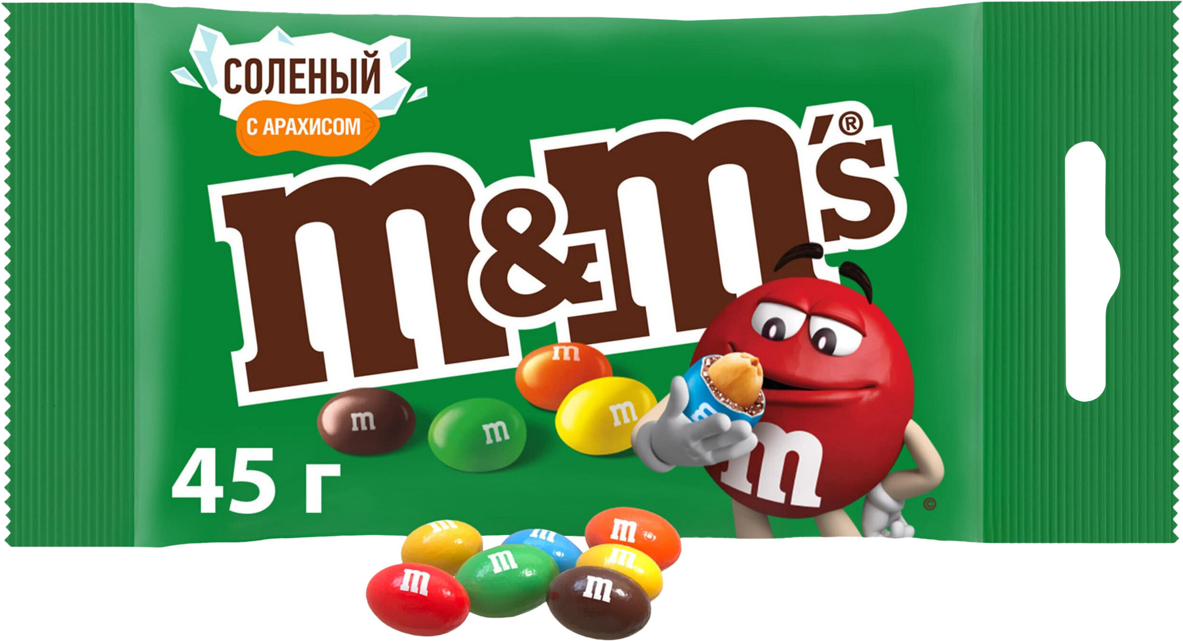 Изображение товара Драже M&M'S с соленым арахисом и глазурью 45г Изображение товара Драже M&M'S с соленым арахисом и глазурью 45г
