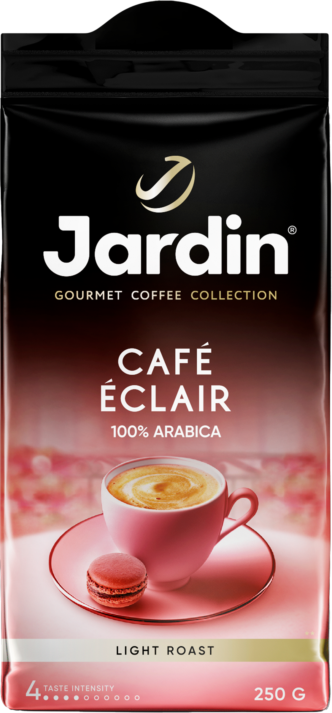 Изображение товара Кофе молотый JARDIN Cafe Eclair жареный 250г для эспрессо и кофеварок Изображение товара Кофе молотый JARDIN Cafe Eclair жареный 250г для эспрессо и кофеварок