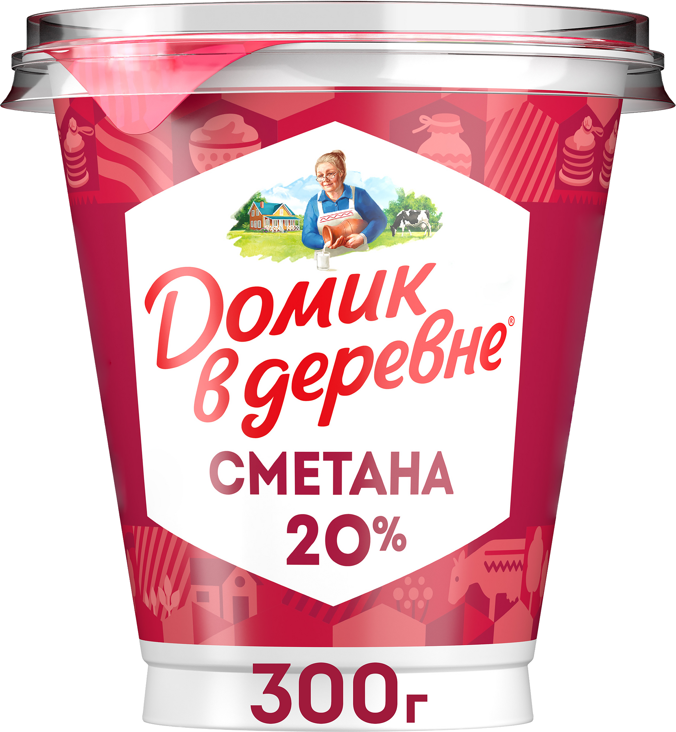 Изображение товара Сметана ДОМИК В ДЕРЕВНЕ 20% 300г натуральный продукт для кухни Изображение товара Сметана ДОМИК В ДЕРЕВНЕ 20% 300г натуральный продукт для кухни