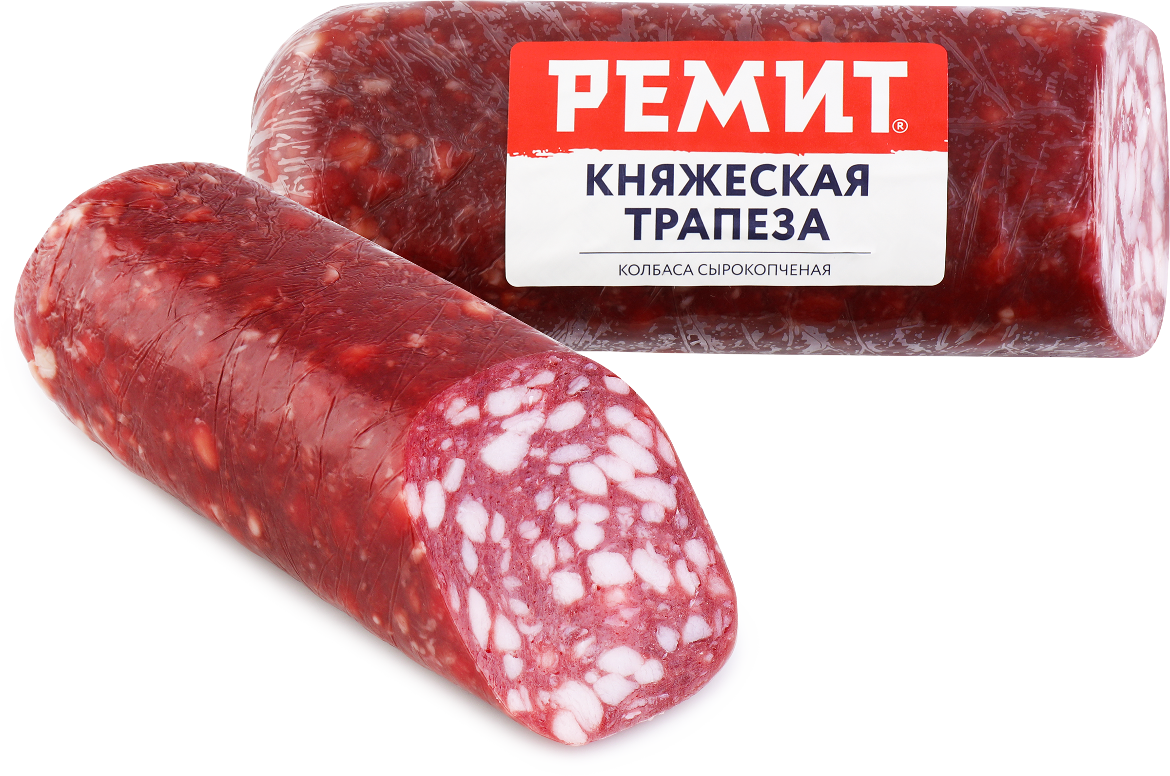Изображение товара Колбаса сырокопченая РЕМИТ Княжеская Трапеза из куриного филе