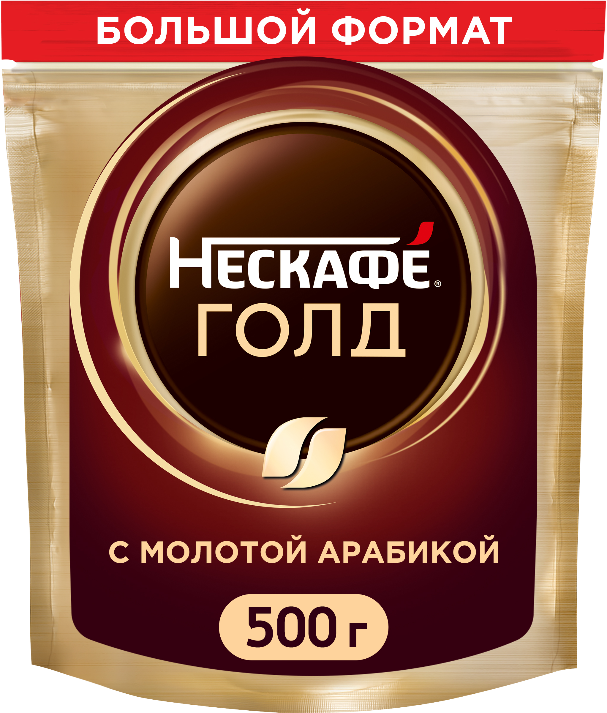 Изображение товара Кофе растворимый с добавлением молотого НЕСКАФЕ Gold натуральный 500г Изображение товара Кофе растворимый с добавлением молотого НЕСКАФЕ Gold натуральный 500г