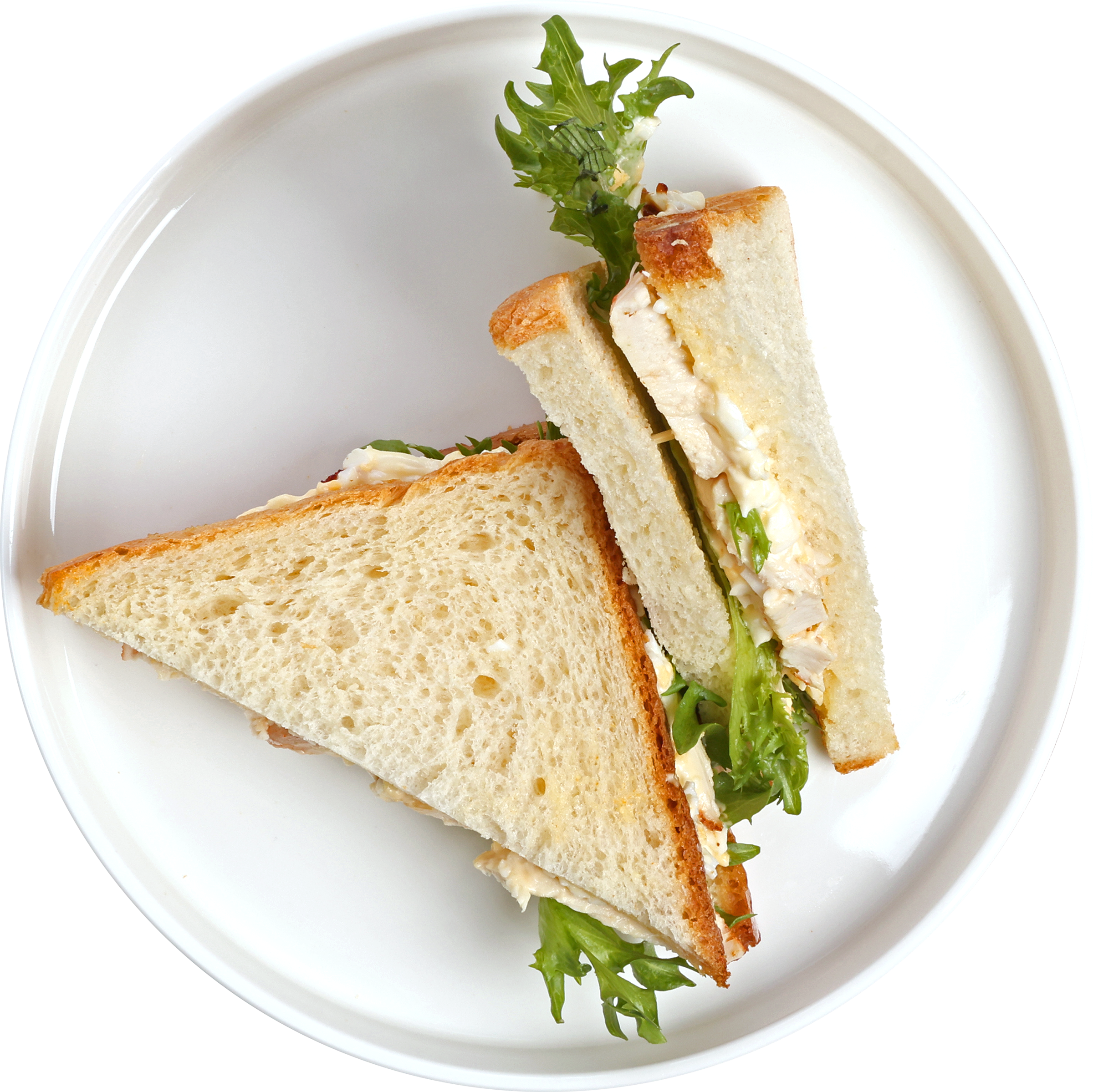 Изображение товара Сэндвич с курицей и яйцом ЛЕНТА FRESH, 170г - вкусный перекус для энергичного дня