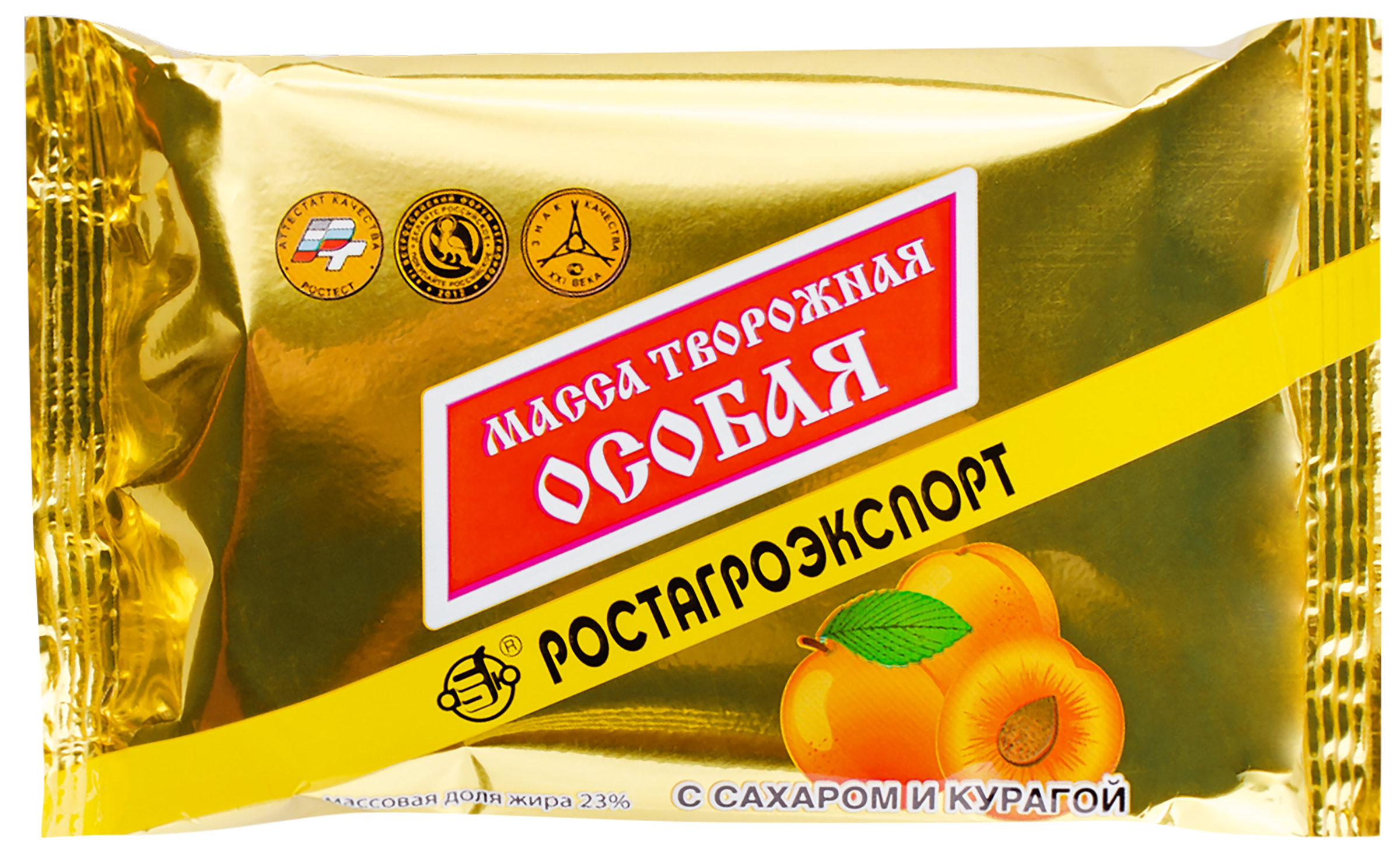 Изображение товара Масса творогная РОСТАГРОЭКСПОРТ Особая с курагой 23% 180г Изображение товара Масса творогная РОСТАГРОЭКСПОРТ Особая с курагой 23% 180г