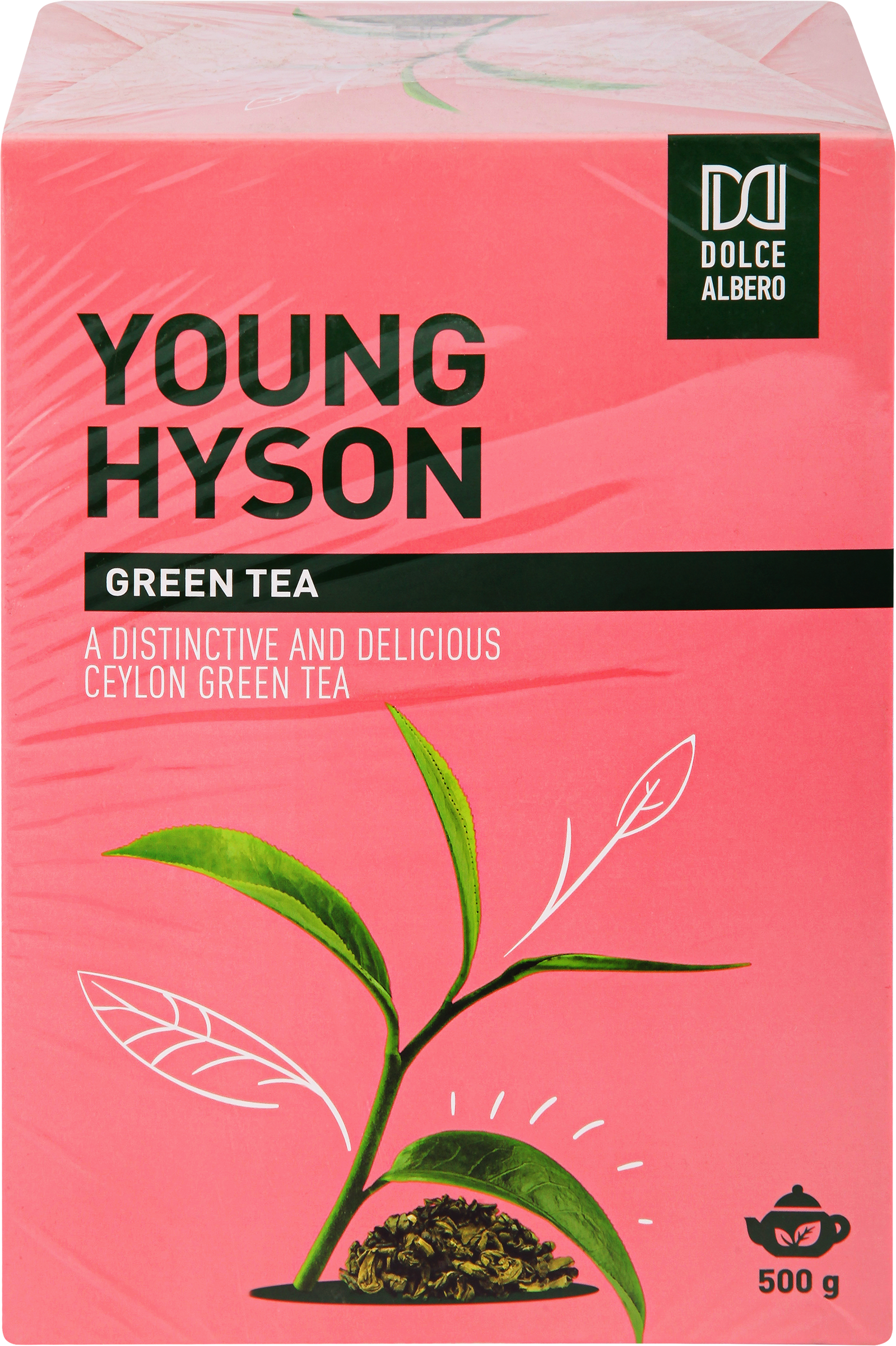 Изображение товара Зеленый чай DOLCE ALBERO Young Hyson листовой 500г - ароматный и легкий чай из Шри-Ланки