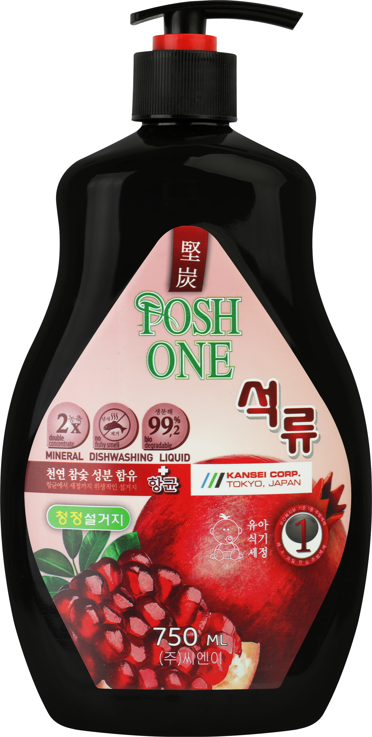 Изображение товара Средство для мытья посуды POSH ONE Dishwashing Liguid Pomegranate с экстрактом граната, 750мл Изображение товара Средство для мытья посуды POSH ONE Dishwashing Liguid Pomegranate с экстрактом граната, 750мл