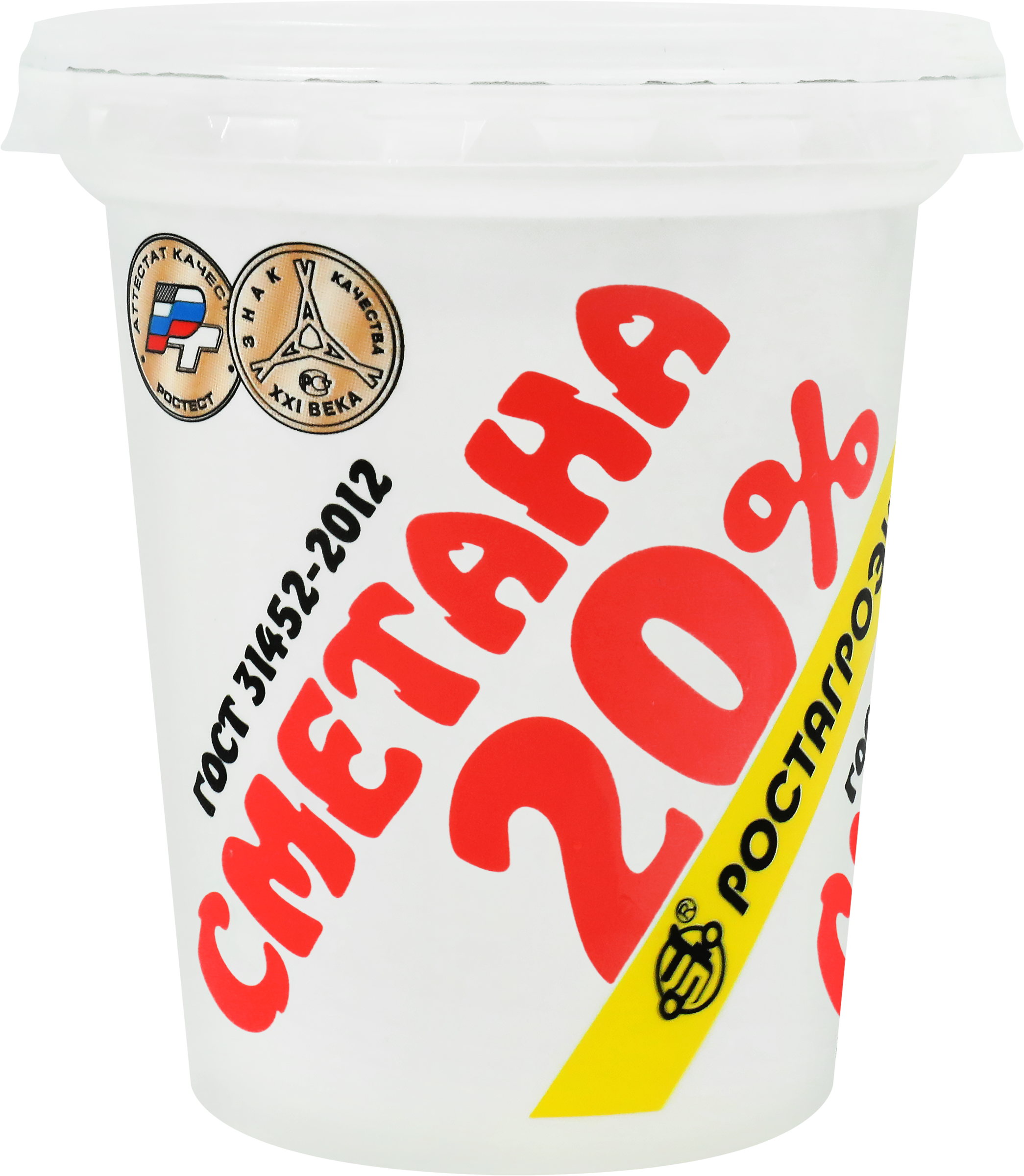 Изображение товара Сметана РОСТАГРОЭКСПОРТ 20% 320г натуральный продукт в пластиковом стакане Изображение товара Сметана РОСТАГРОЭКСПОРТ 20% 320г натуральный продукт в пластиковом стакане