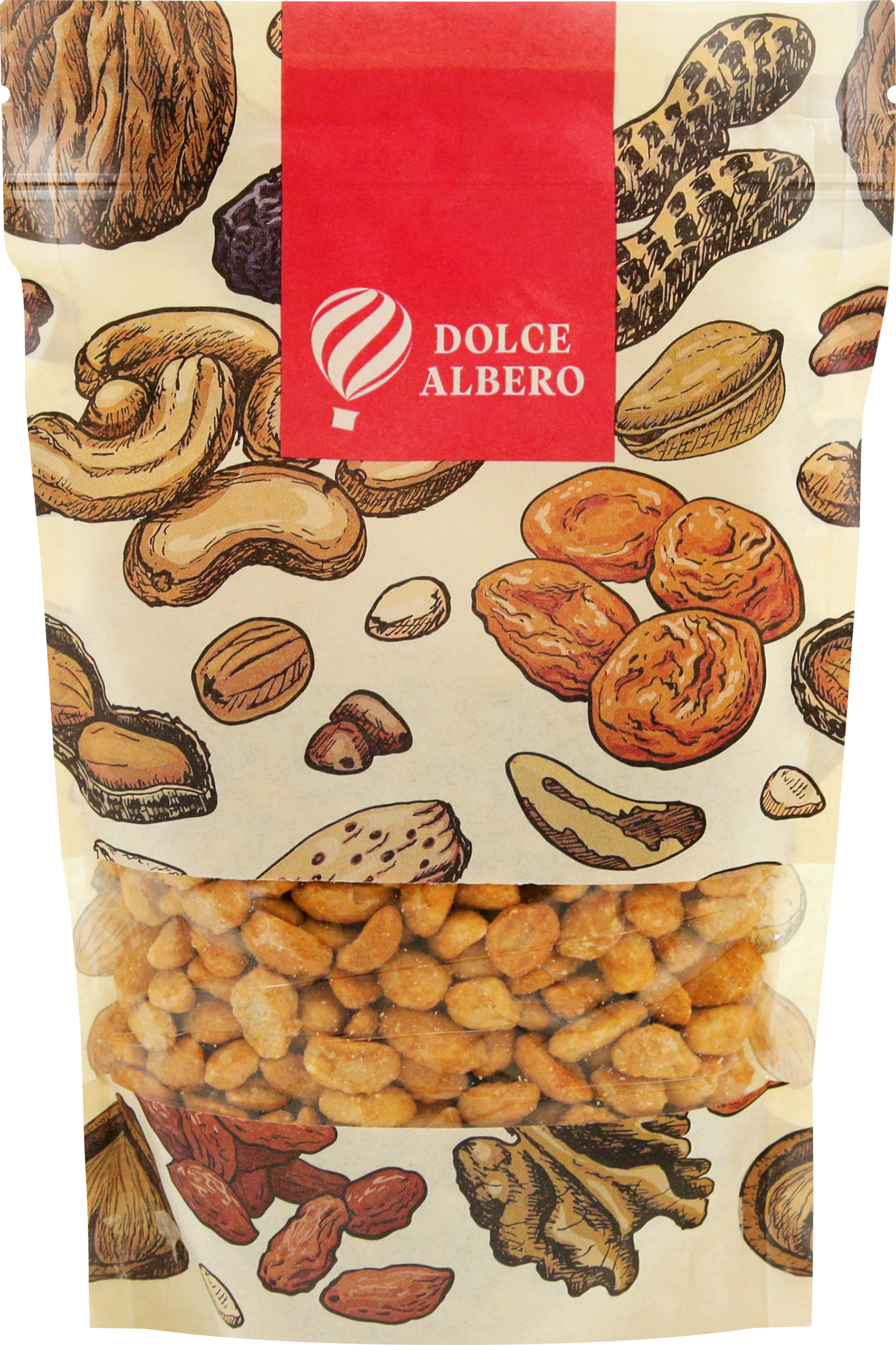 Изображение товара Арахис DOLCE ALBERO в карамели, 200 г с натуральным вкусом