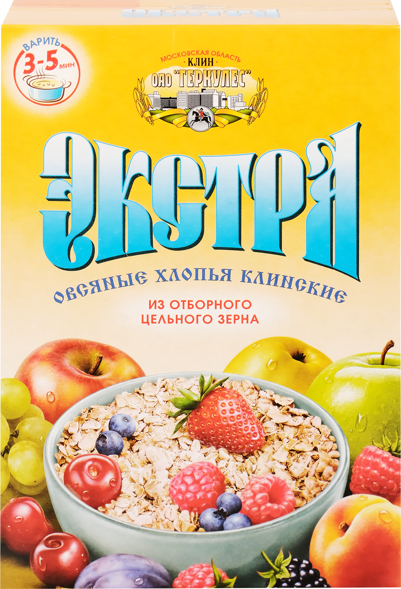 Изображение товара Хлопья овсяные КЛИНСКИЕ Экстра №2 1кг - полезный завтрак для всей семьи Изображение товара Хлопья овсяные КЛИНСКИЕ Экстра №2 1кг - полезный завтрак для всей семьи
