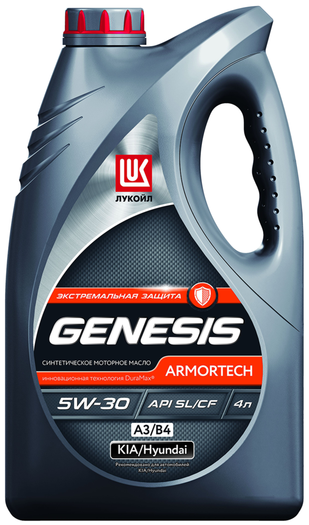 Изображение товара Масло моторное ЛУКОЙЛ Genesis Armortech 5W30 4 литра синтетика