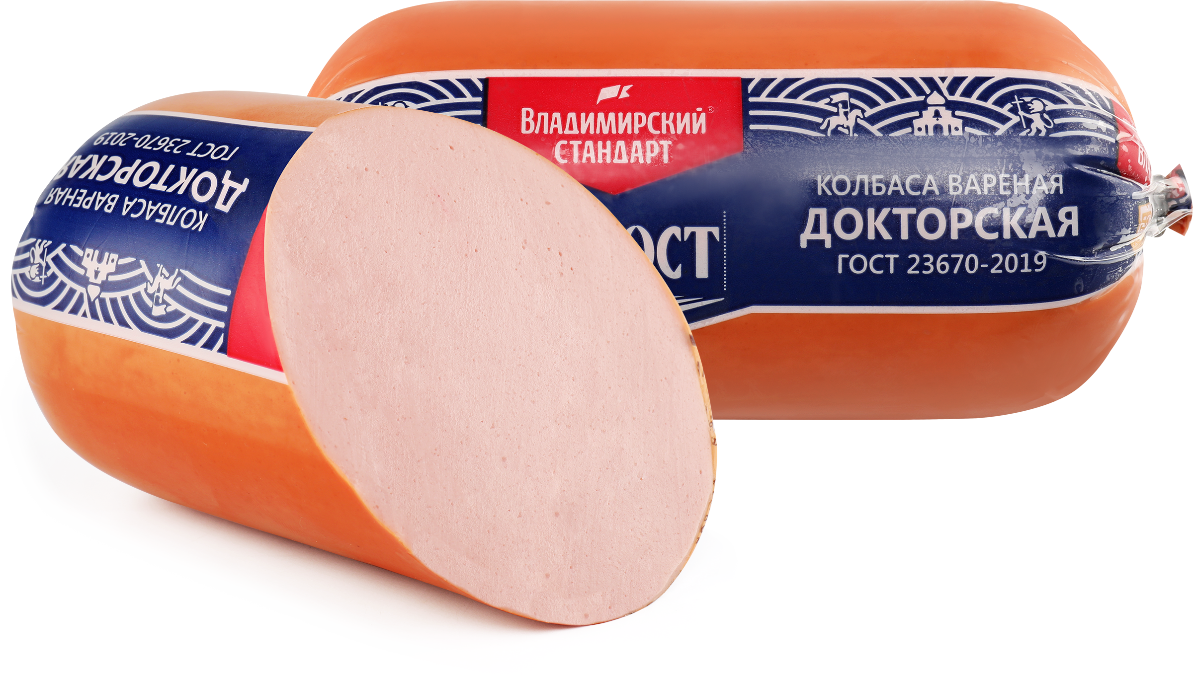 Изображение товара Колбаса вареная ВЛАДИМИРСКИЙ СТАНДАРТ Докторская, 500г Изображение товара Колбаса вареная ВЛАДИМИРСКИЙ СТАНДАРТ Докторская, 500г