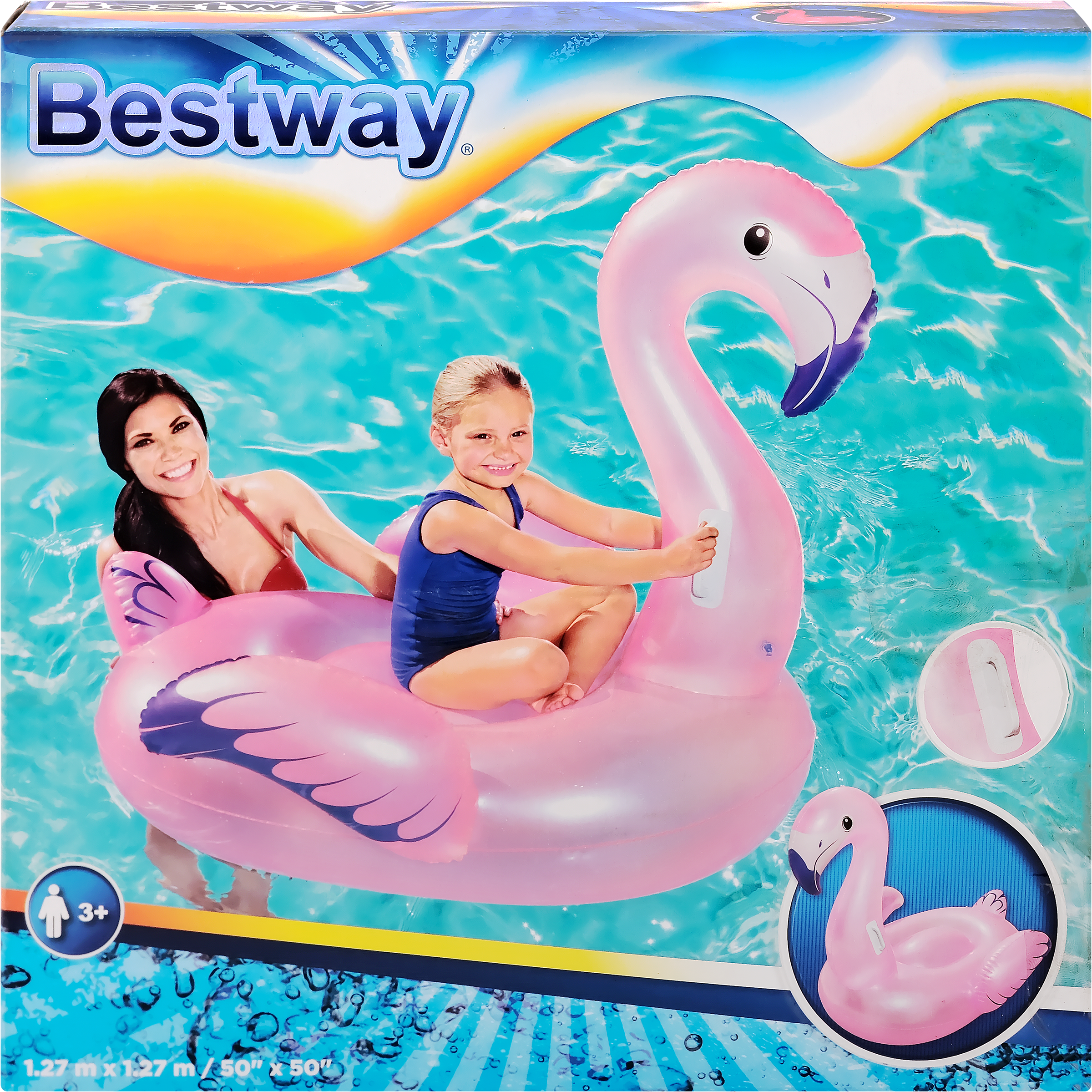 Изображение товара Игрушка надувная для плавания BESTWAY Фламинго 127х127см, Арт. 41122 Изображение товара Игрушка надувная для плавания BESTWAY Фламинго 127х127см, Арт. 41122