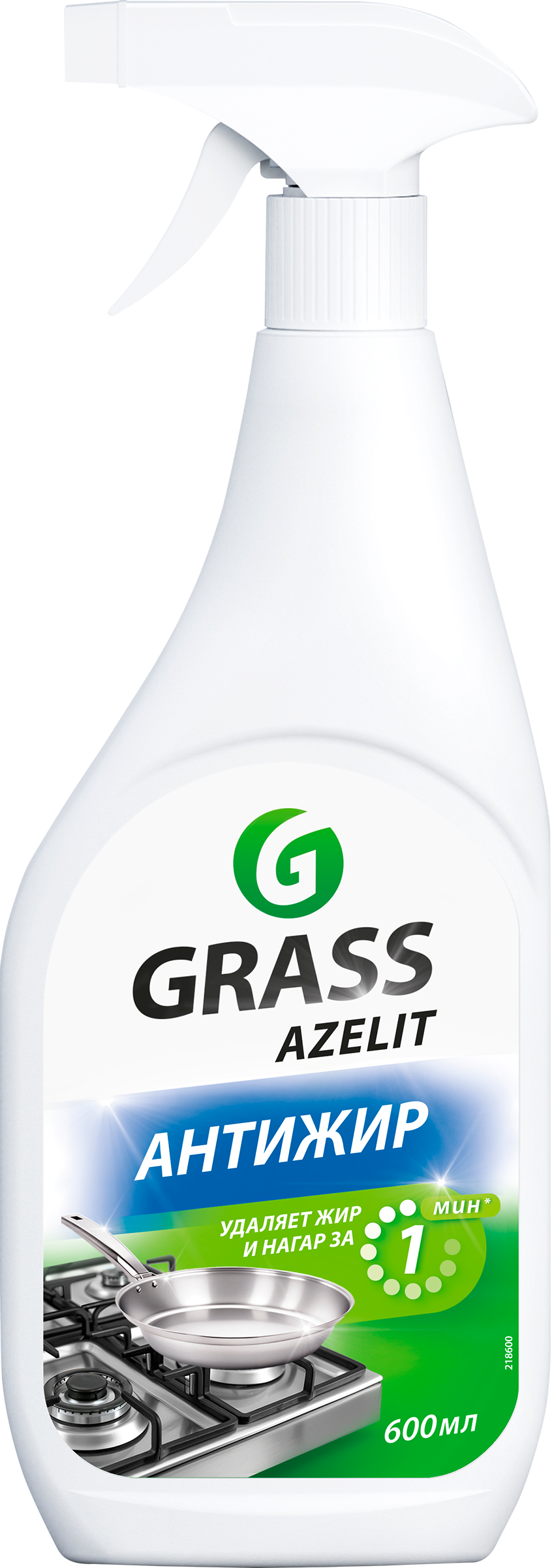 Изображение товара Средство GRASS Azelit для удаления жира и копоти, 600мл Изображение товара Средство GRASS Azelit для удаления жира и копоти, 600мл