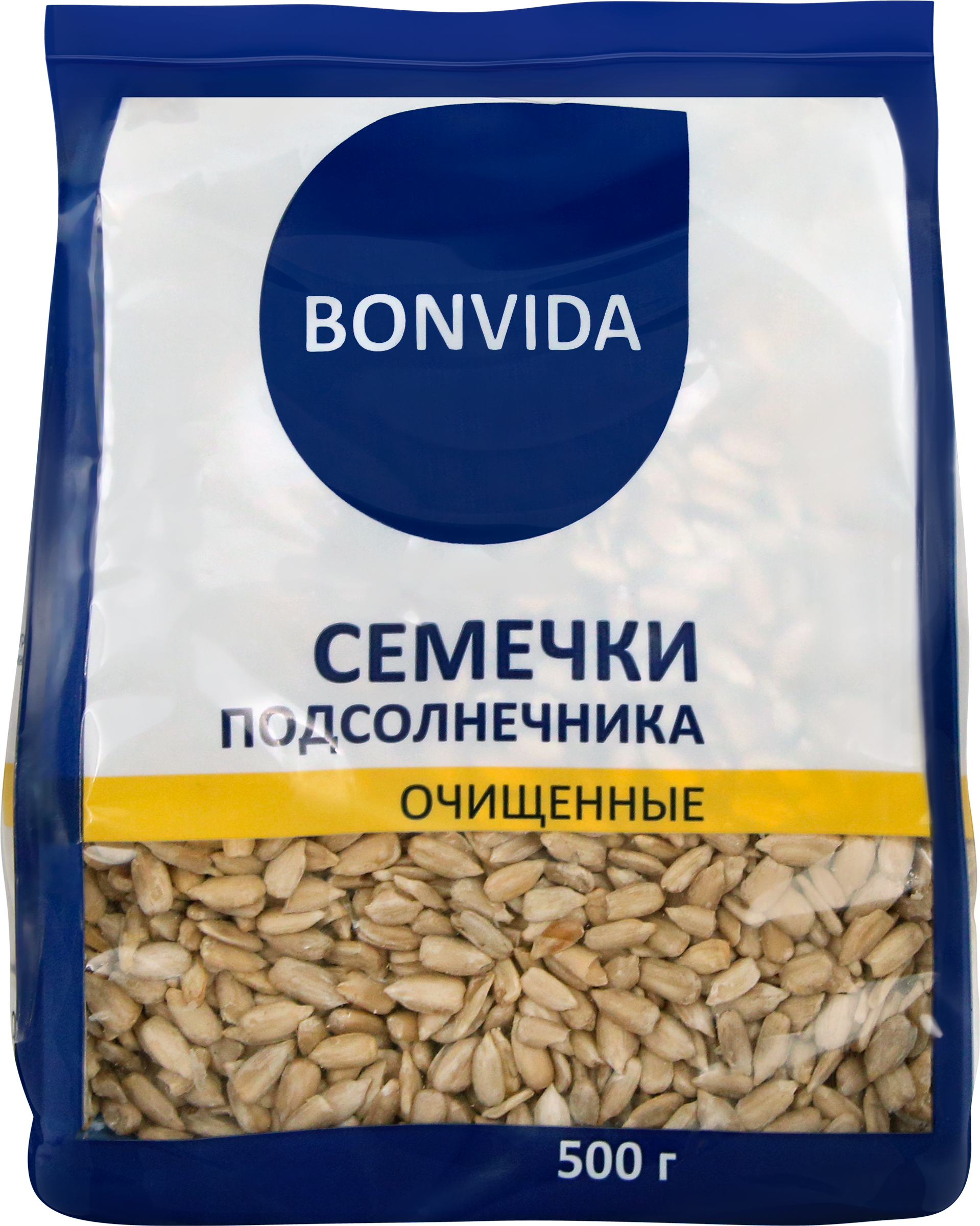 Изображение товара Подсолнечные семечки BONVIDA очищенные 500г натуральные, без соли Изображение товара Подсолнечные семечки BONVIDA очищенные 500г натуральные, без соли