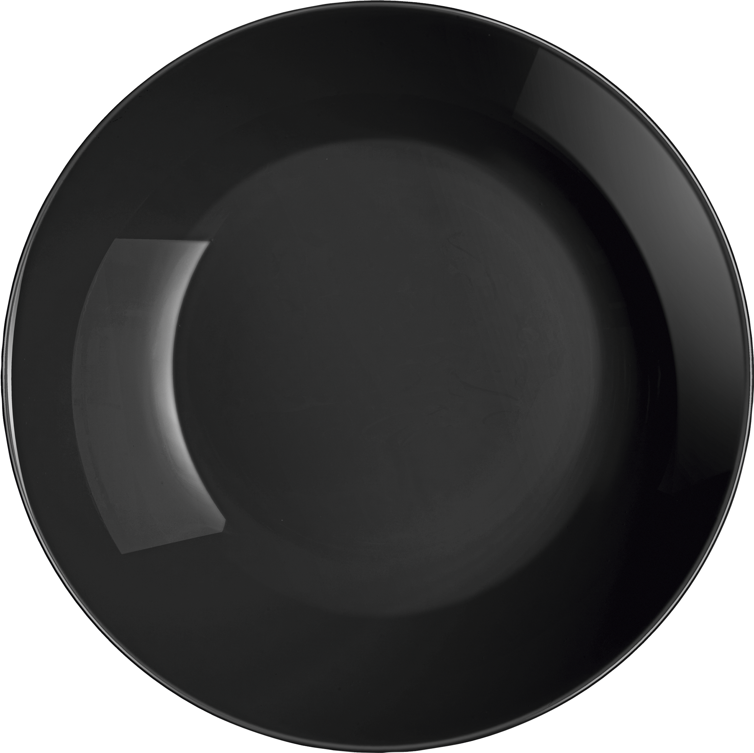 Изображение товара Тарелка десертная LUMINARC Diwali black 19 см из прочного стекла