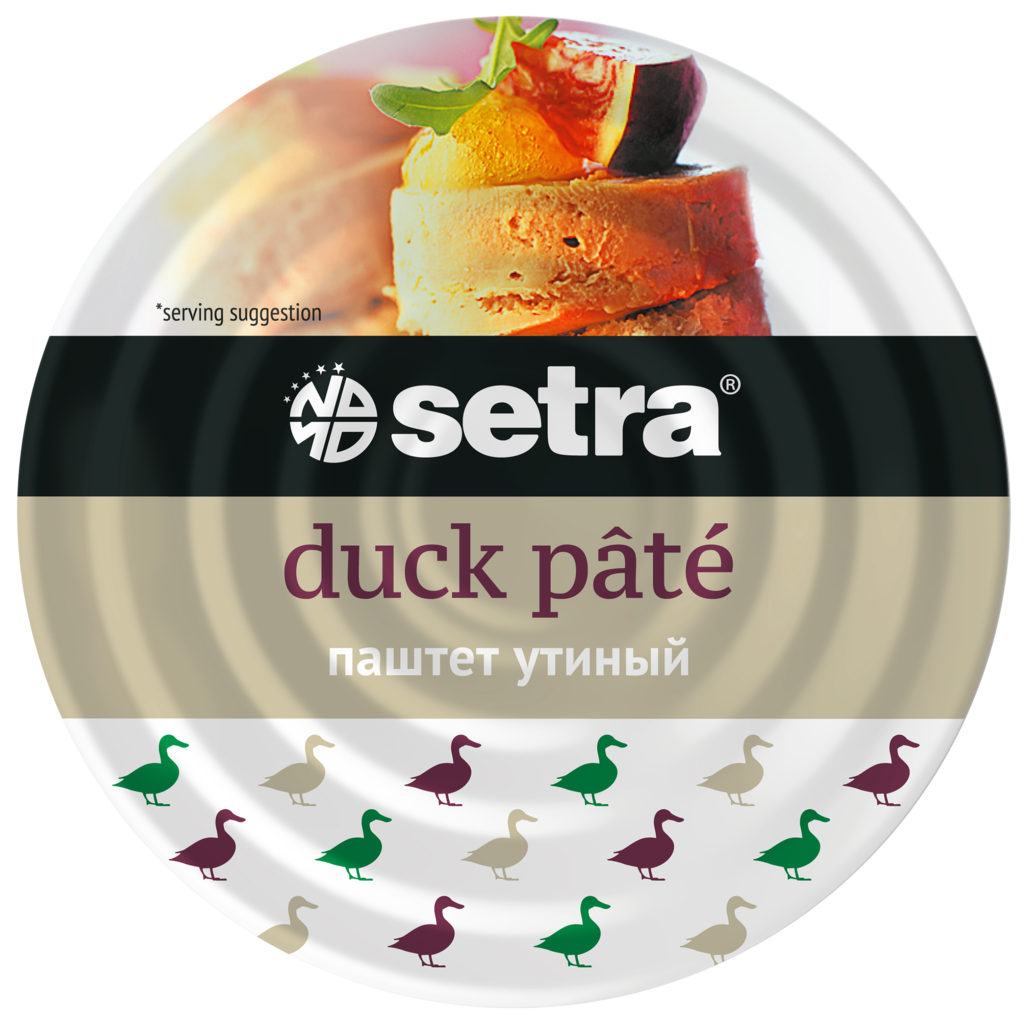 Изображение товара Паштет SETRA из утки 100 г - французский мясной деликатес с натуральным вкусом Изображение товара Паштет SETRA из утки 100 г - французский мясной деликатес с натуральным вкусом