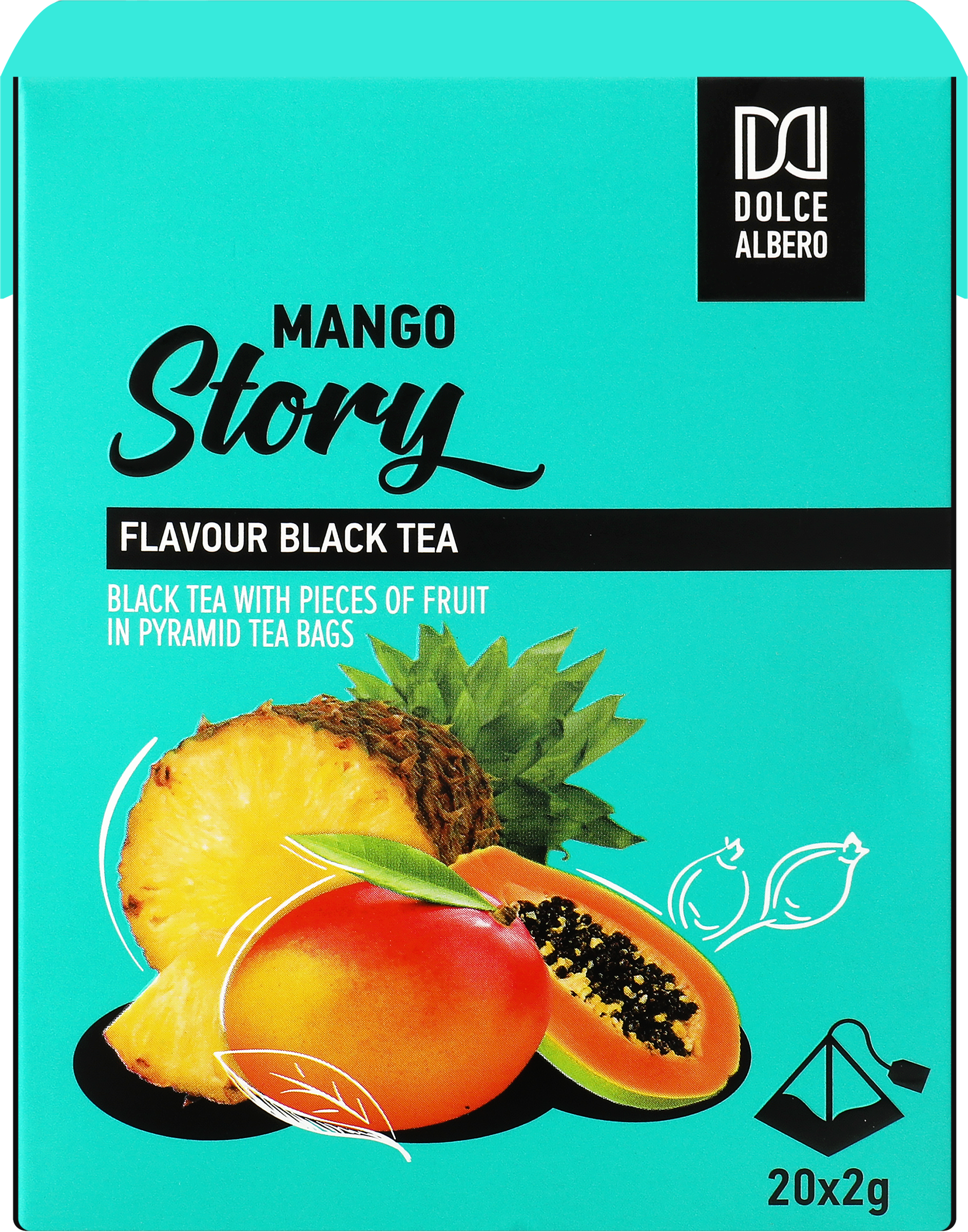 Изображение товара Чай черный DOLCE ALBERO Mango story, 20пир Изображение товара Чай черный DOLCE ALBERO Mango story, 20пир
