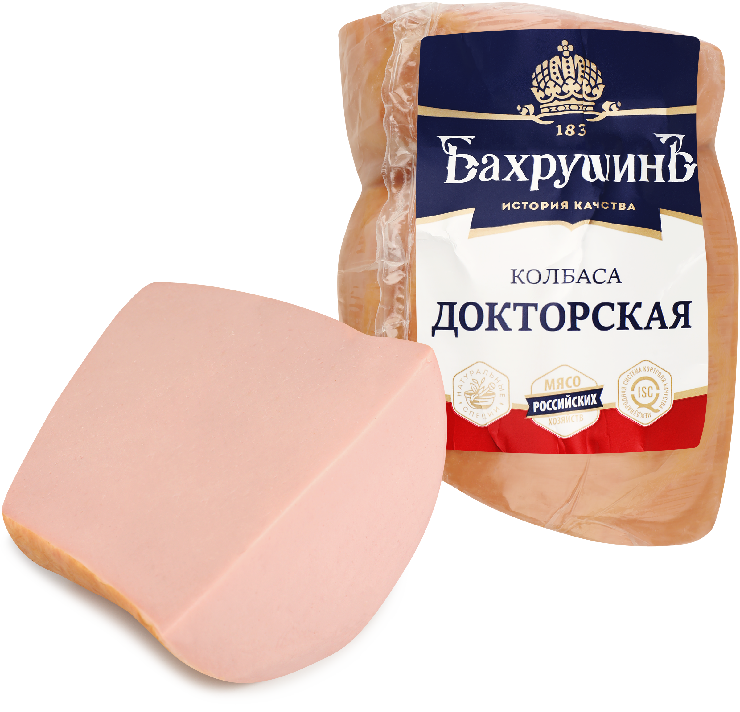 Изображение товара Колбаса вареная БАХРУШИНЪ Докторская, весовая