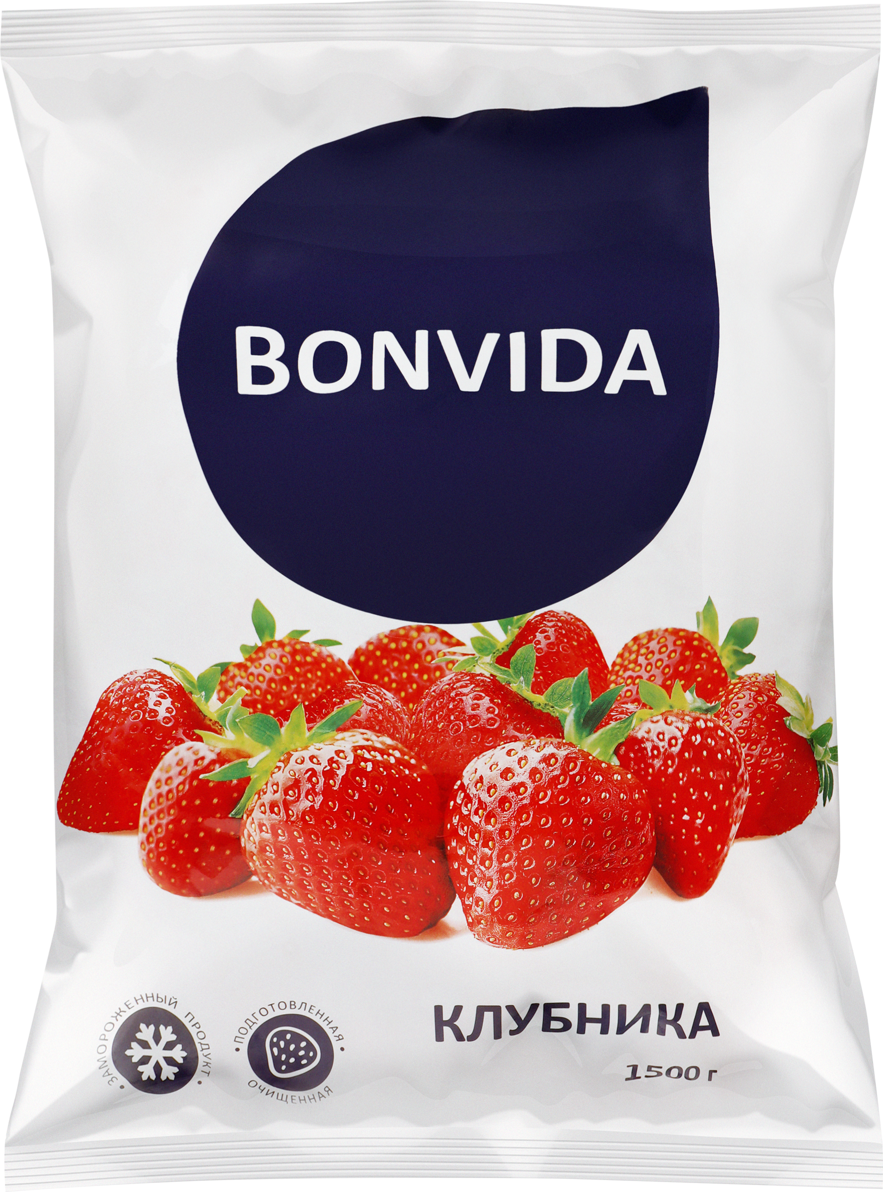 Изображение товара Клубника замороженная BONVIDA, 1,5кг Изображение товара Клубника замороженная BONVIDA, 1,5кг