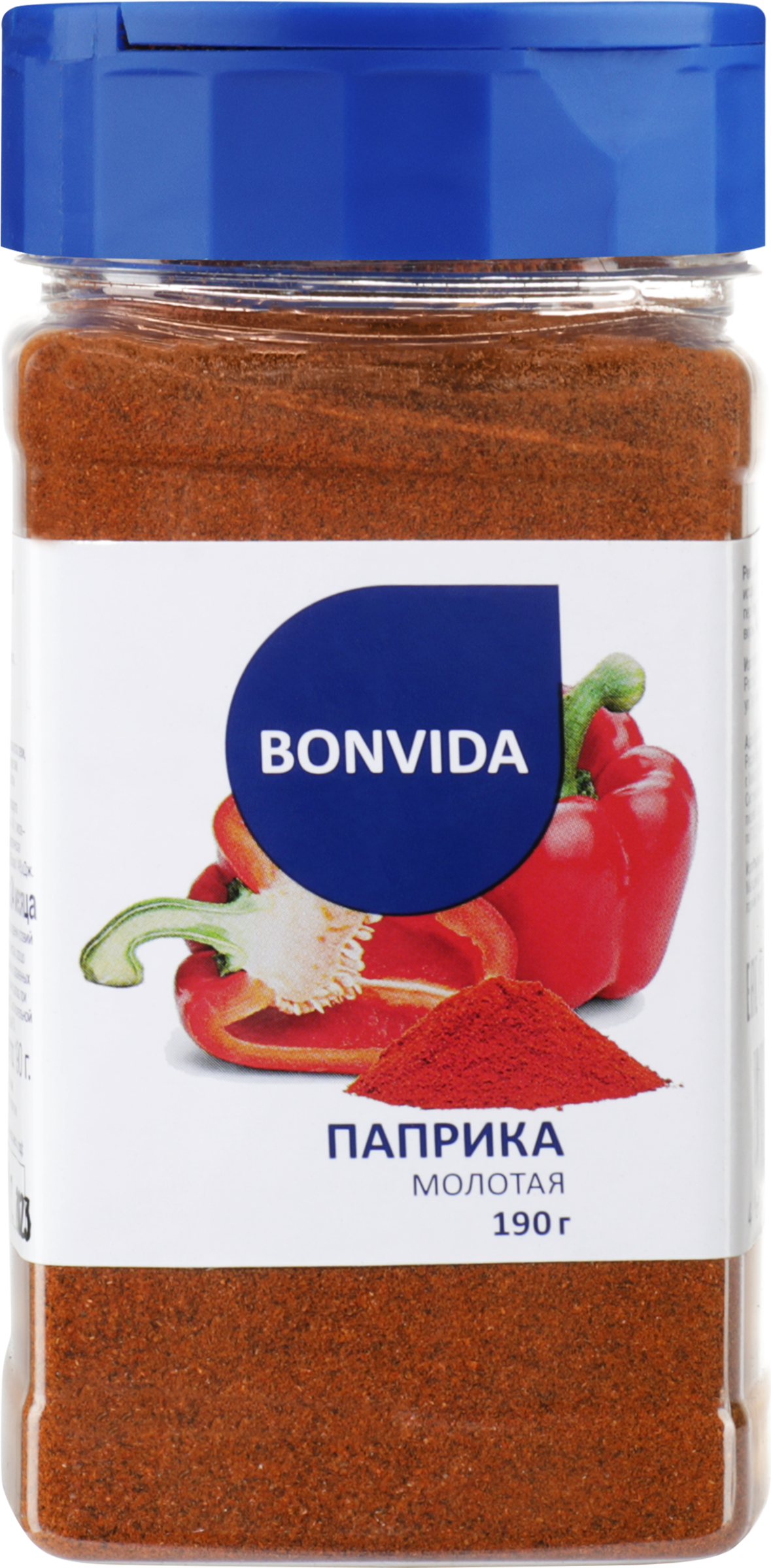 Изображение товара Приправа Паприка молотая BONVIDA 190г - насыщенный вкус и яркий цвет блюд Изображение товара Приправа Паприка молотая BONVIDA 190г - насыщенный вкус и яркий цвет блюд