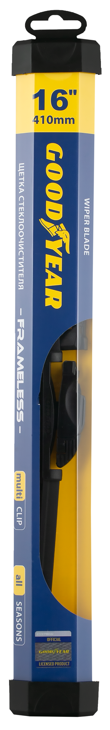 Изображение товара Бескаркасная щетка стеклоочистителя GOODYEAR Frameless 16/41 см с системой MultiClip