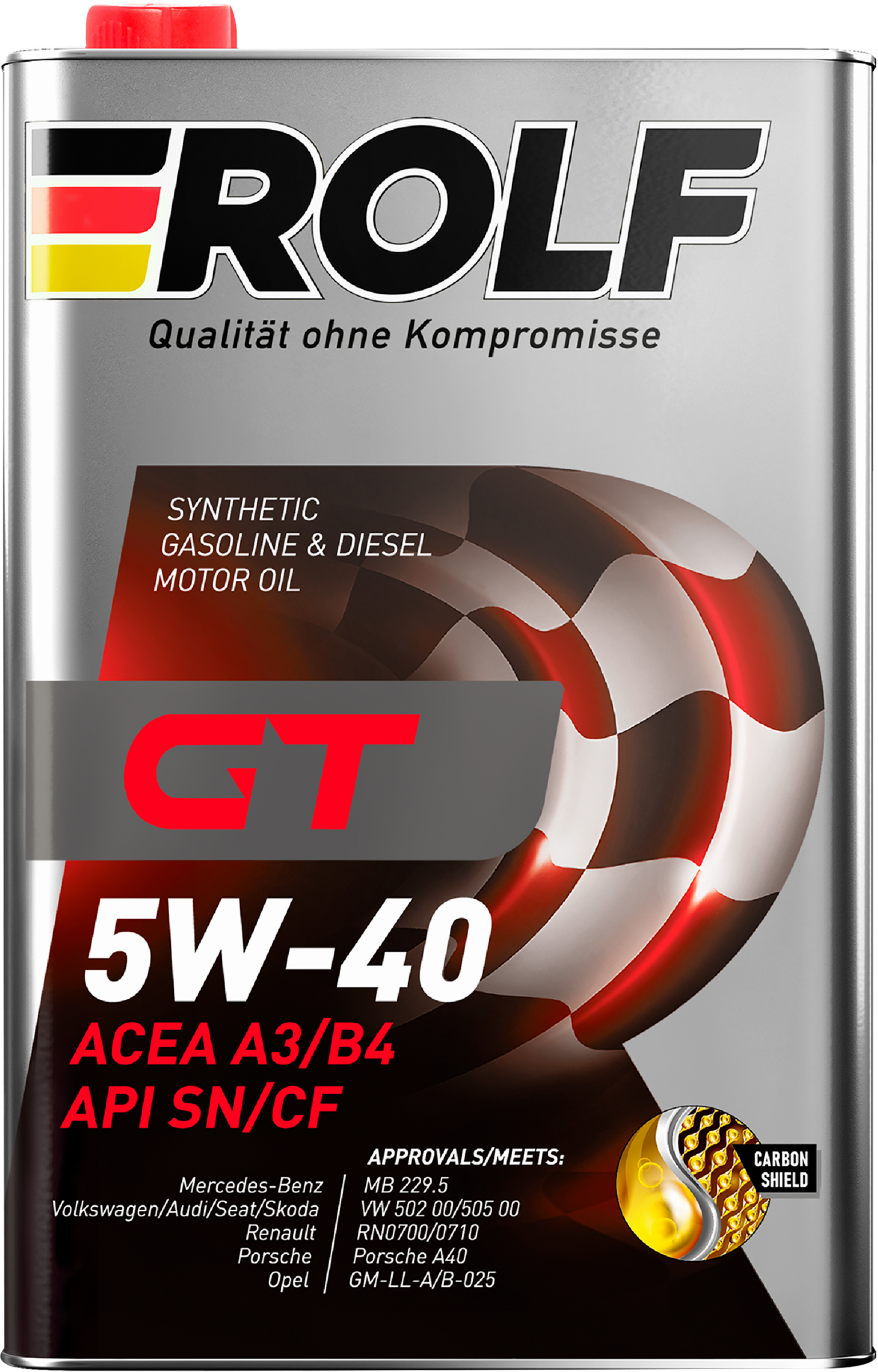 Изображение товара Масло моторное ROLF GT SAE 5W-40 API SN/CF, синтетическое, 4л
