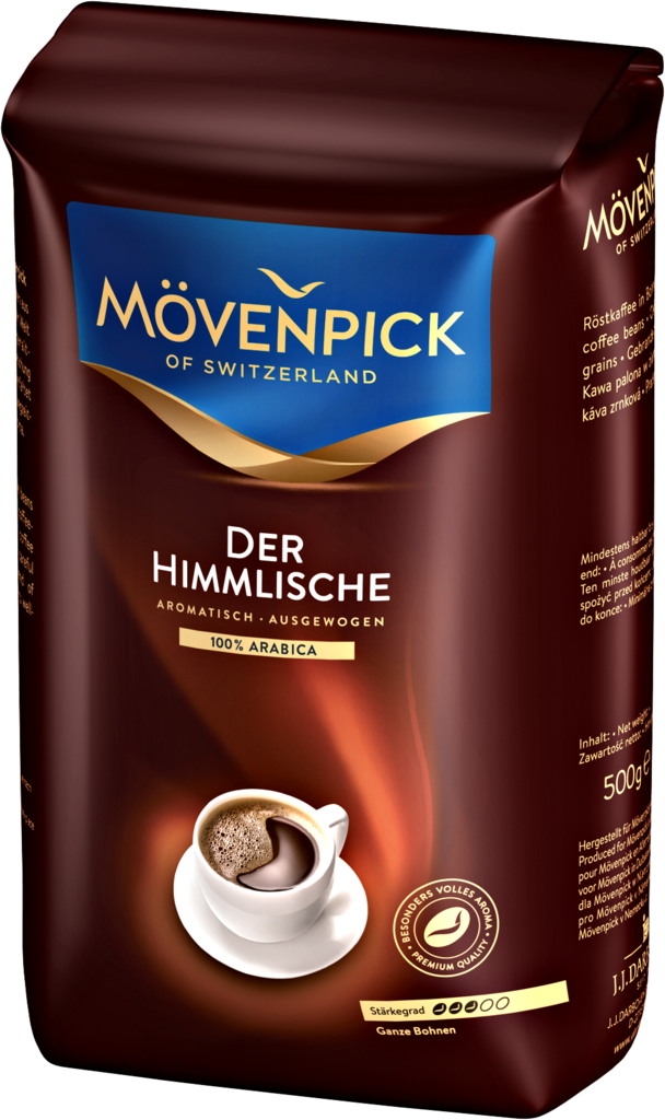 Изображение товара Кофе зерновой MOVENPICK of Switzerland der Himmlische 500г Изображение товара Кофе зерновой MOVENPICK of Switzerland der Himmlische 500г