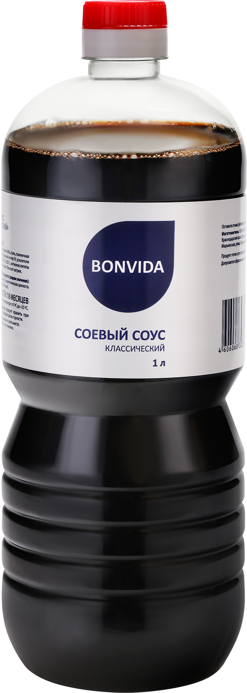 Изображение товара Соевый соус BONVIDA Классический 1000мл для блюд всех кухонь Изображение товара Соевый соус BONVIDA Классический 1000мл для блюд всех кухонь
