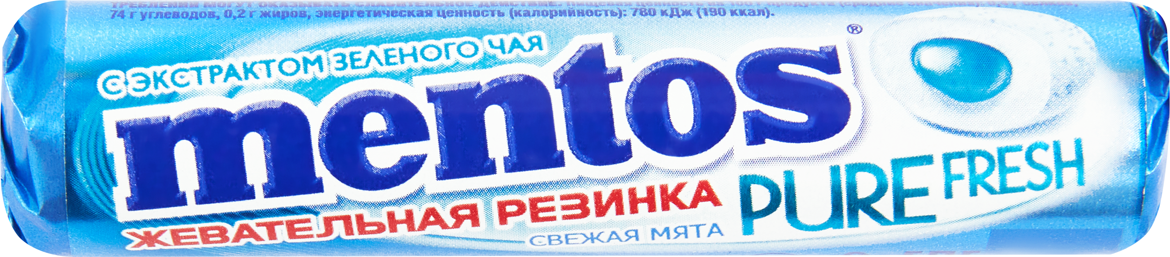 Изображение товара Жевательная резинка MENTOS Pure fresh со вкусом мяты, 15,5г Изображение товара Жевательная резинка MENTOS Pure fresh со вкусом мяты, 15,5г