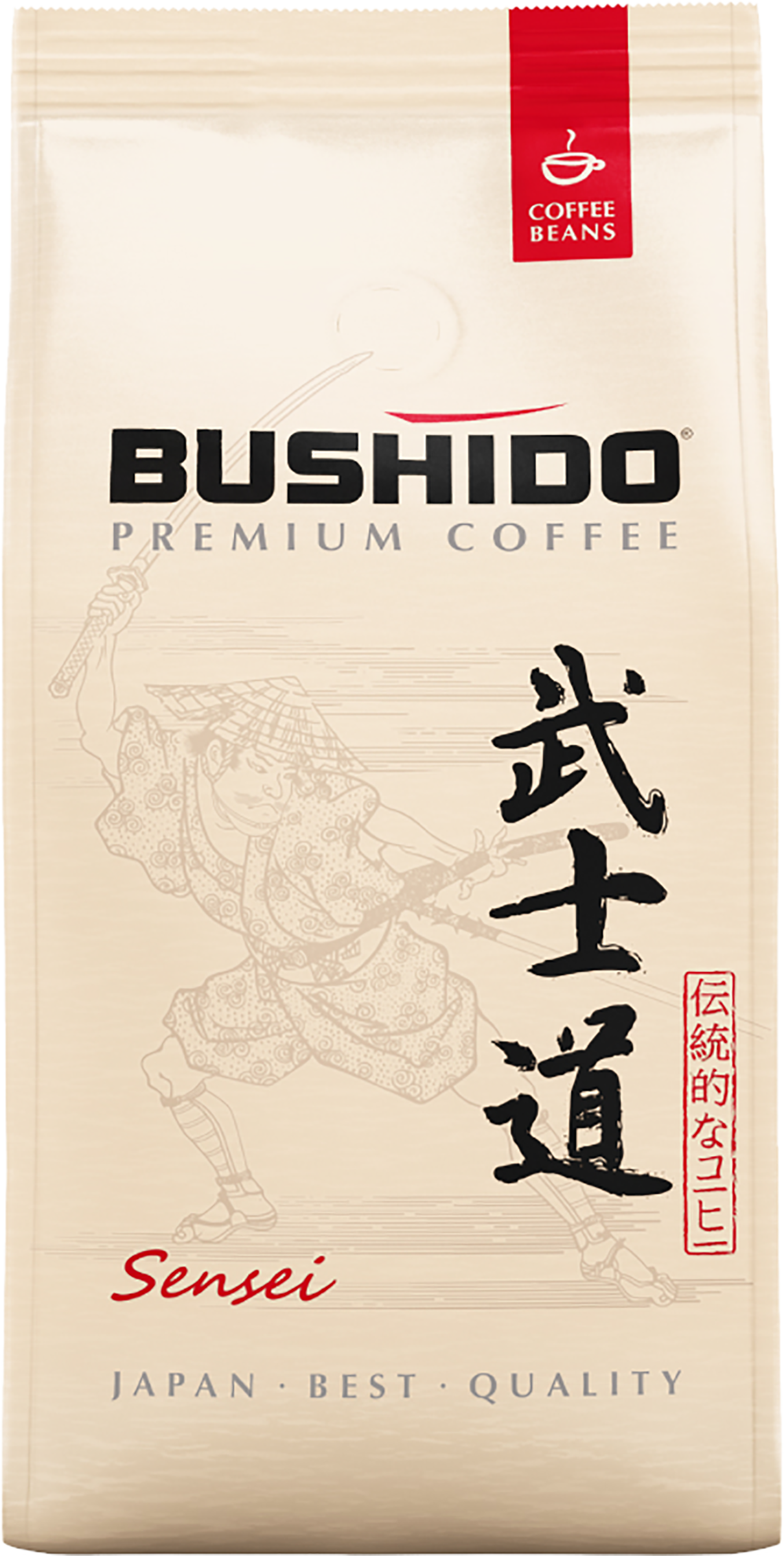 Изображение товара Кофе зерновой BUSHIDO Sensei 227г премиум арабика с нежным вкусом