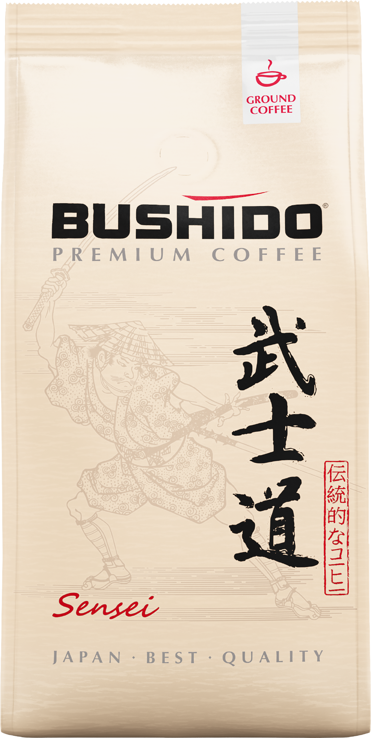 Изображение товара Молотый кофе BUSHIDO Sensei 227г арабика мягкий вкус Изображение товара Молотый кофе BUSHIDO Sensei 227г арабика мягкий вкус