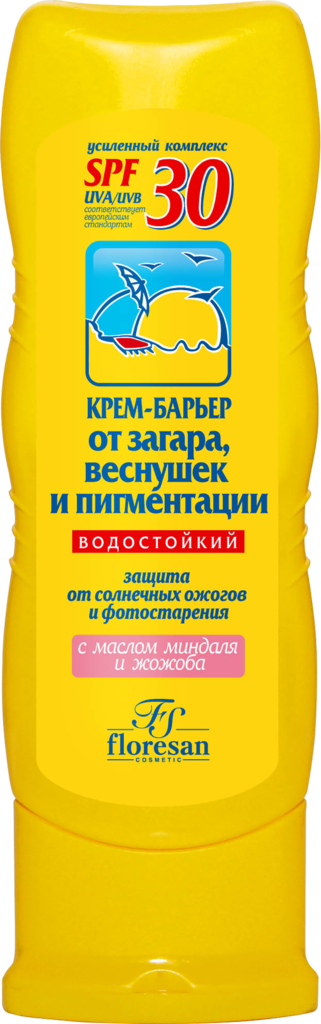 Изображение товара Солнцезащитный крем FLORESAN SPF30 водостойкий 125мл для тела