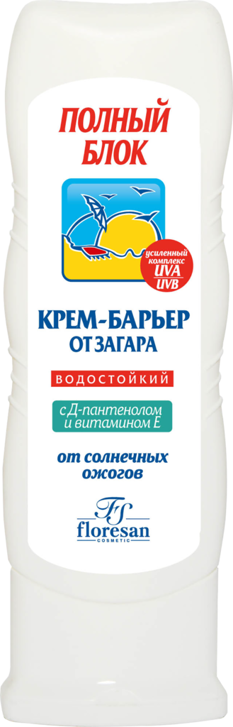 Изображение товара Крем для тела FLORESAN COSMETIC Полный блок, водостойкий, 125мл Изображение товара Крем для тела FLORESAN COSMETIC Полный блок, водостойкий, 125мл