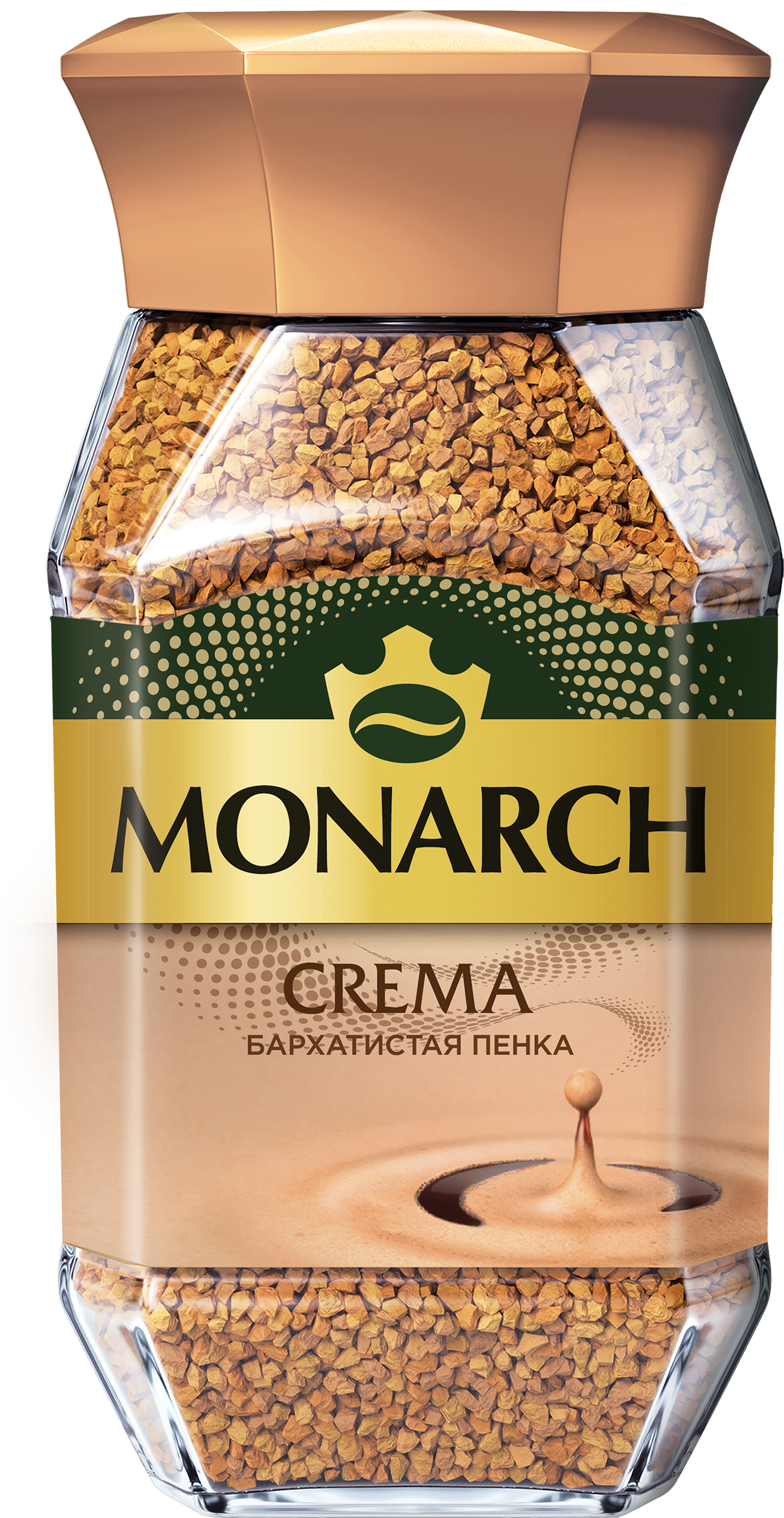 Изображение товара Кофе растворимый MONARCH Crema натуральный сублимированный, 95г Изображение товара Кофе растворимый MONARCH Crema натуральный сублимированный, 95г