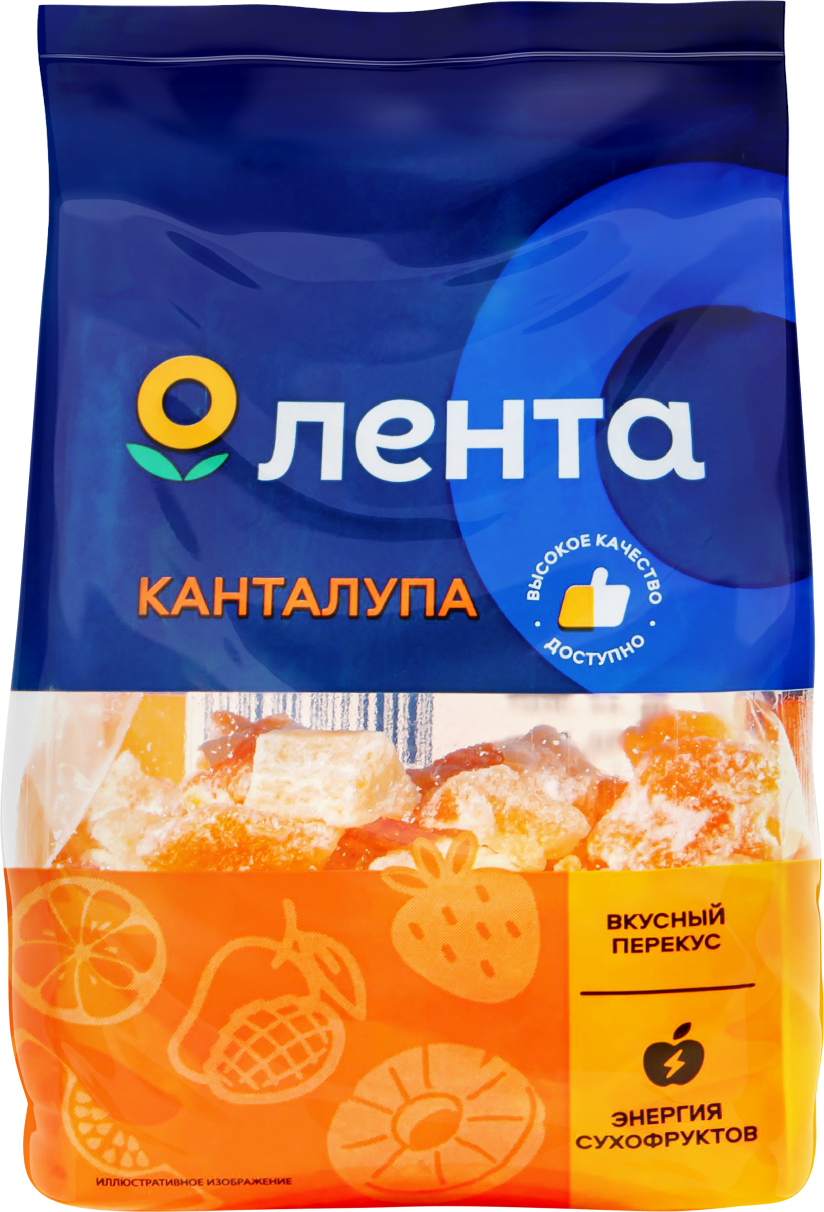 Изображение товара Цукаты ЛЕНТА Канталупа (тайская дыня), 140г
