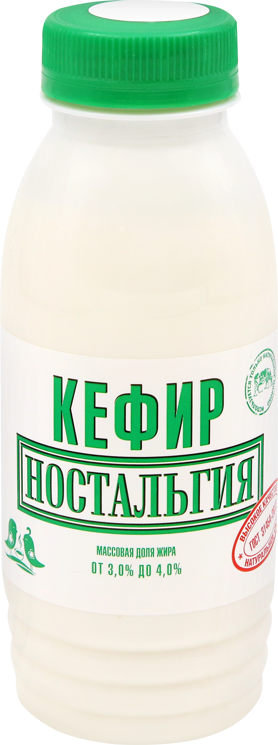 Изображение товара Кефир НОСТАЛЬГИЯ 3-4%, натуральный, 300г, Россия