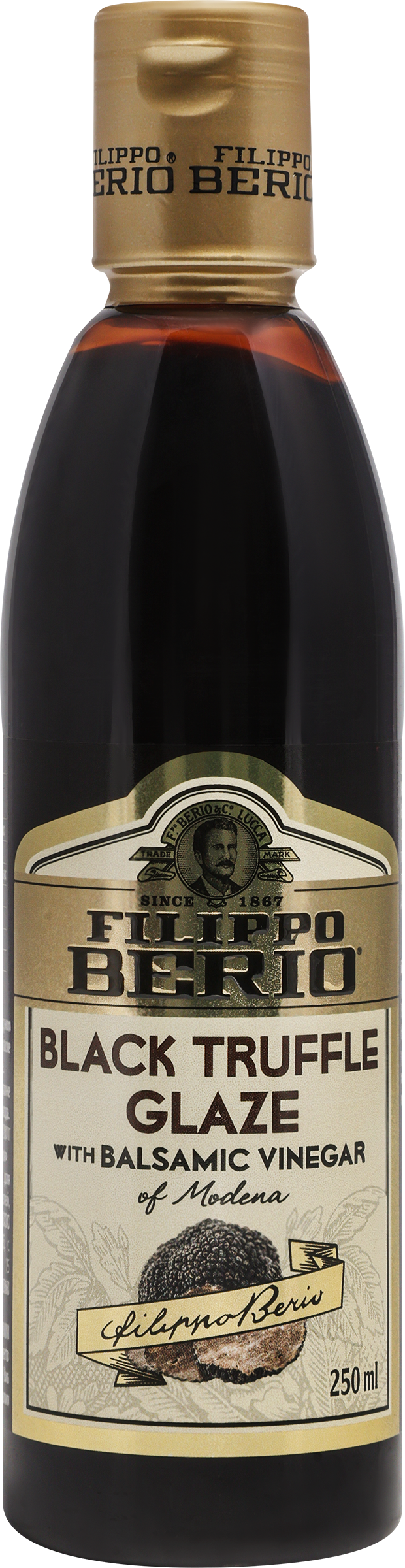 Изображение товара Соус бальзамический FILIPPO BERIO с черным трюфелем 250мл Изображение товара Соус бальзамический FILIPPO BERIO с черным трюфелем 250мл
