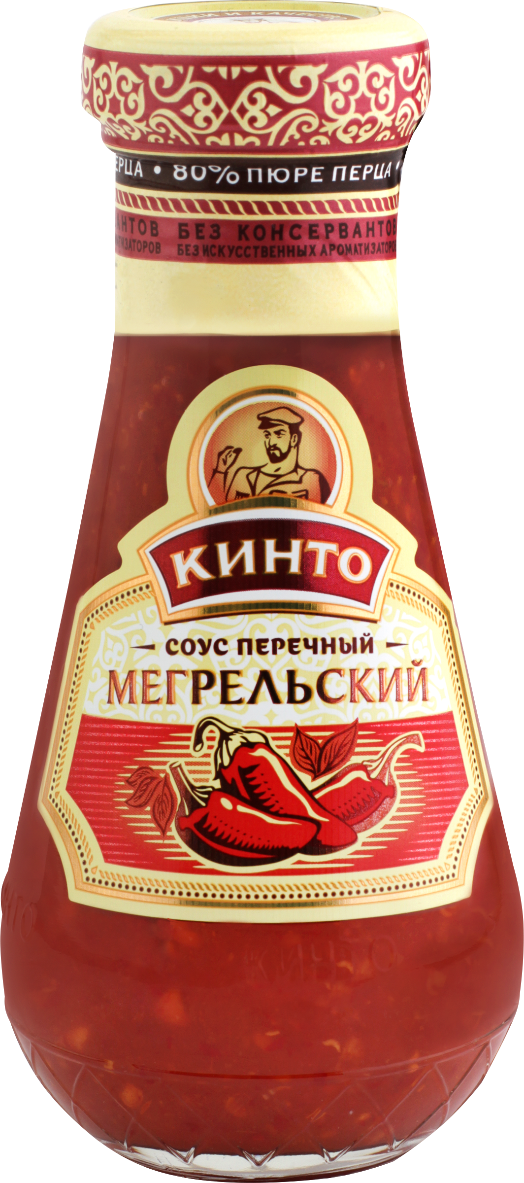 Изображение товара Перечный соус КИНТО Мегрельский, острый, 190г