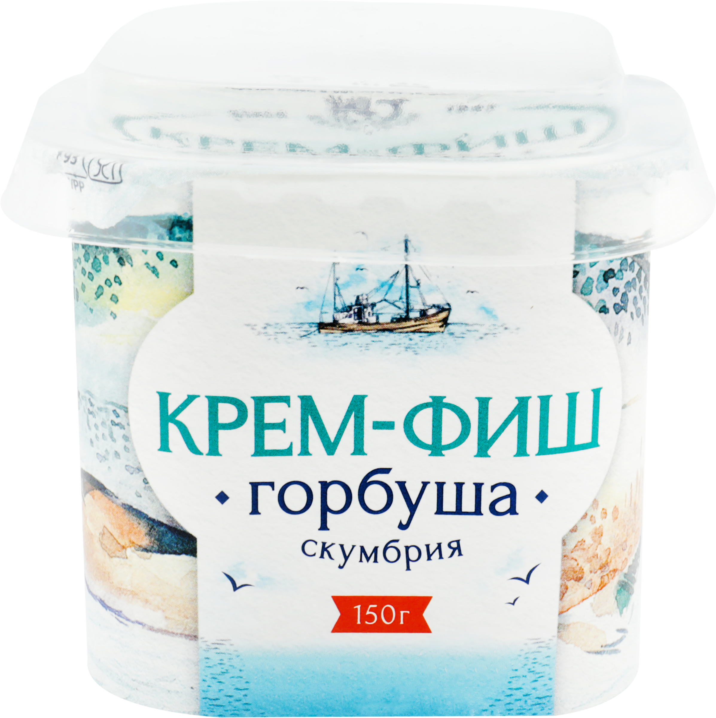 Изображение товара Паста КРЕМ-ФИШ Горбуша-скумбрия 150г мягкая кремовая закуска Изображение товара Паста КРЕМ-ФИШ Горбуша-скумбрия 150г мягкая кремовая закуска