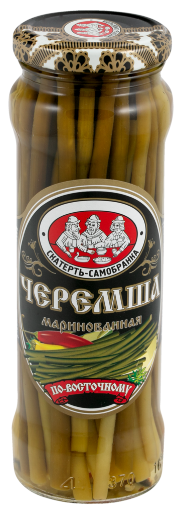 Изображение товара Маринованная черемша СКАТЕРТЬ-САМОБРАНКА По-восточному, 370мл Изображение товара Маринованная черемша СКАТЕРТЬ-САМОБРАНКА По-восточному, 370мл