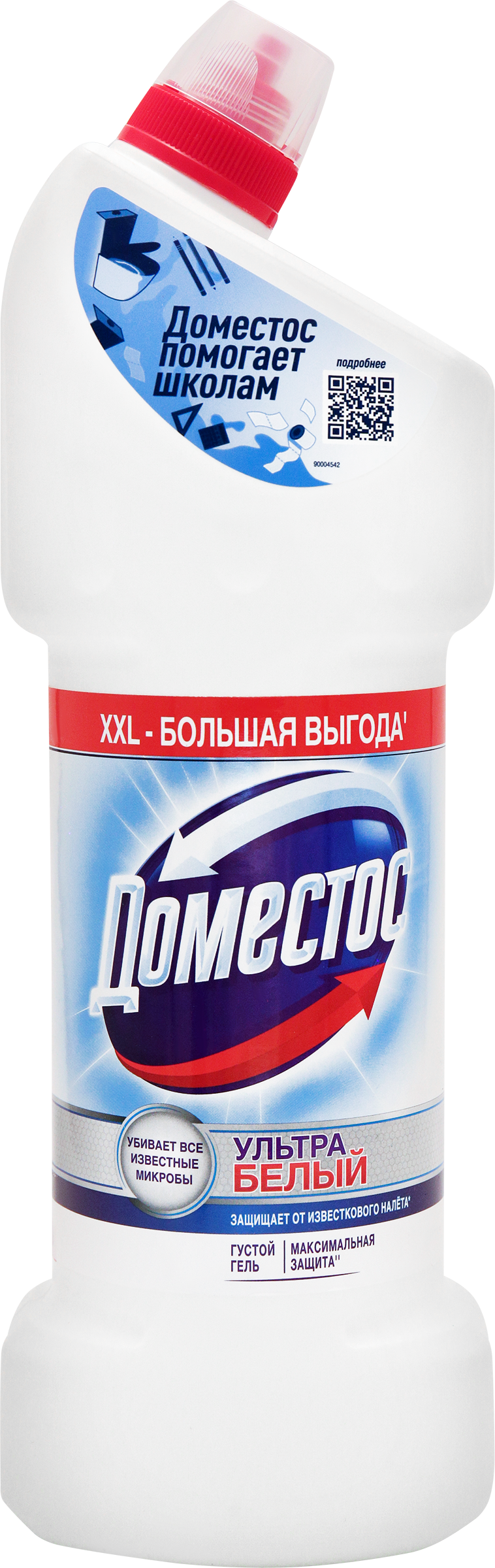 Изображение товара Средство для чистки унитаза ДОМЕСТОС Ультра белый 1.5л