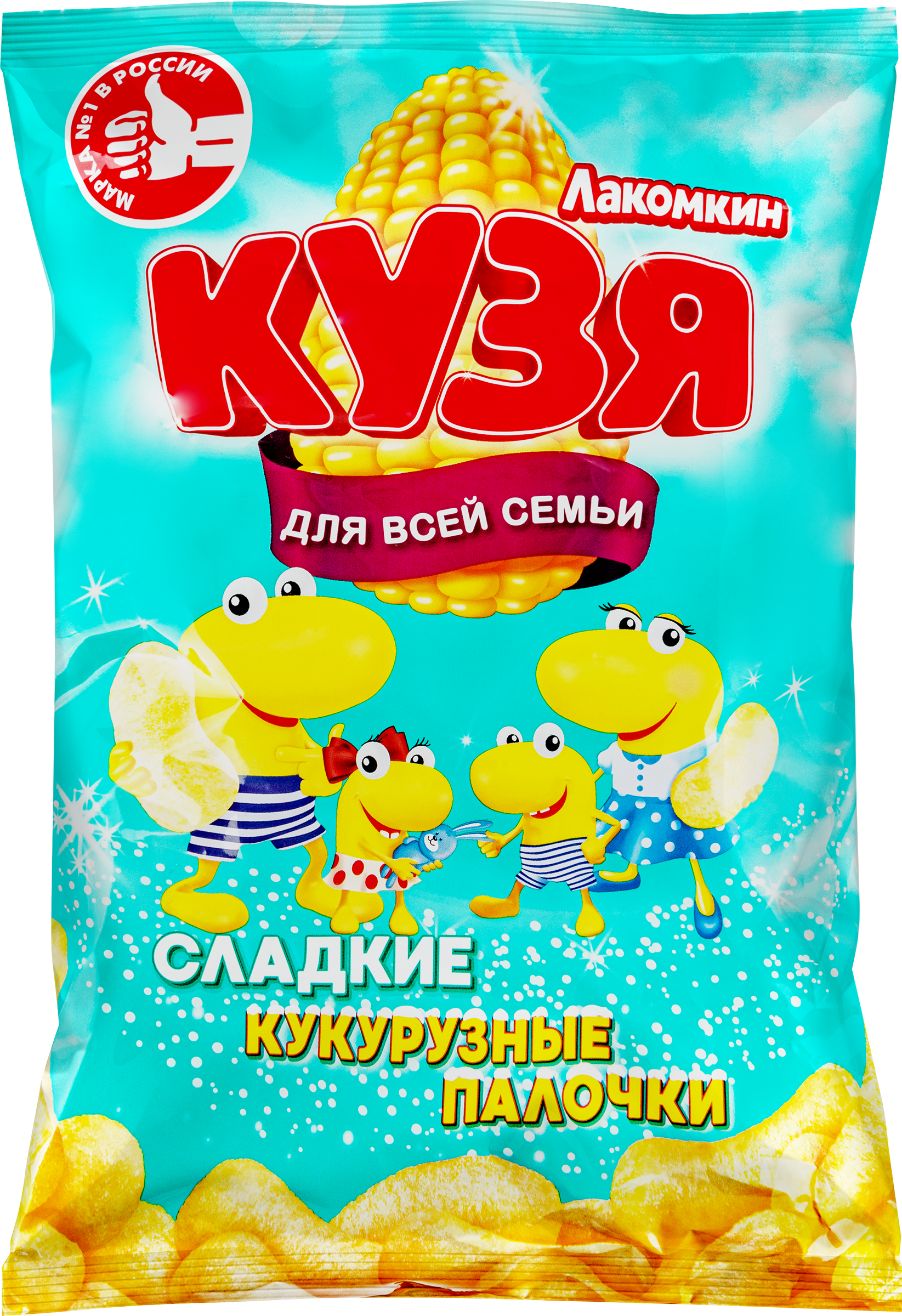 Изображение товара Палочки кукурузные КУЗЯ ЛАКОМКИН с сахарной пудрой 190г Изображение товара Палочки кукурузные КУЗЯ ЛАКОМКИН с сахарной пудрой 190г