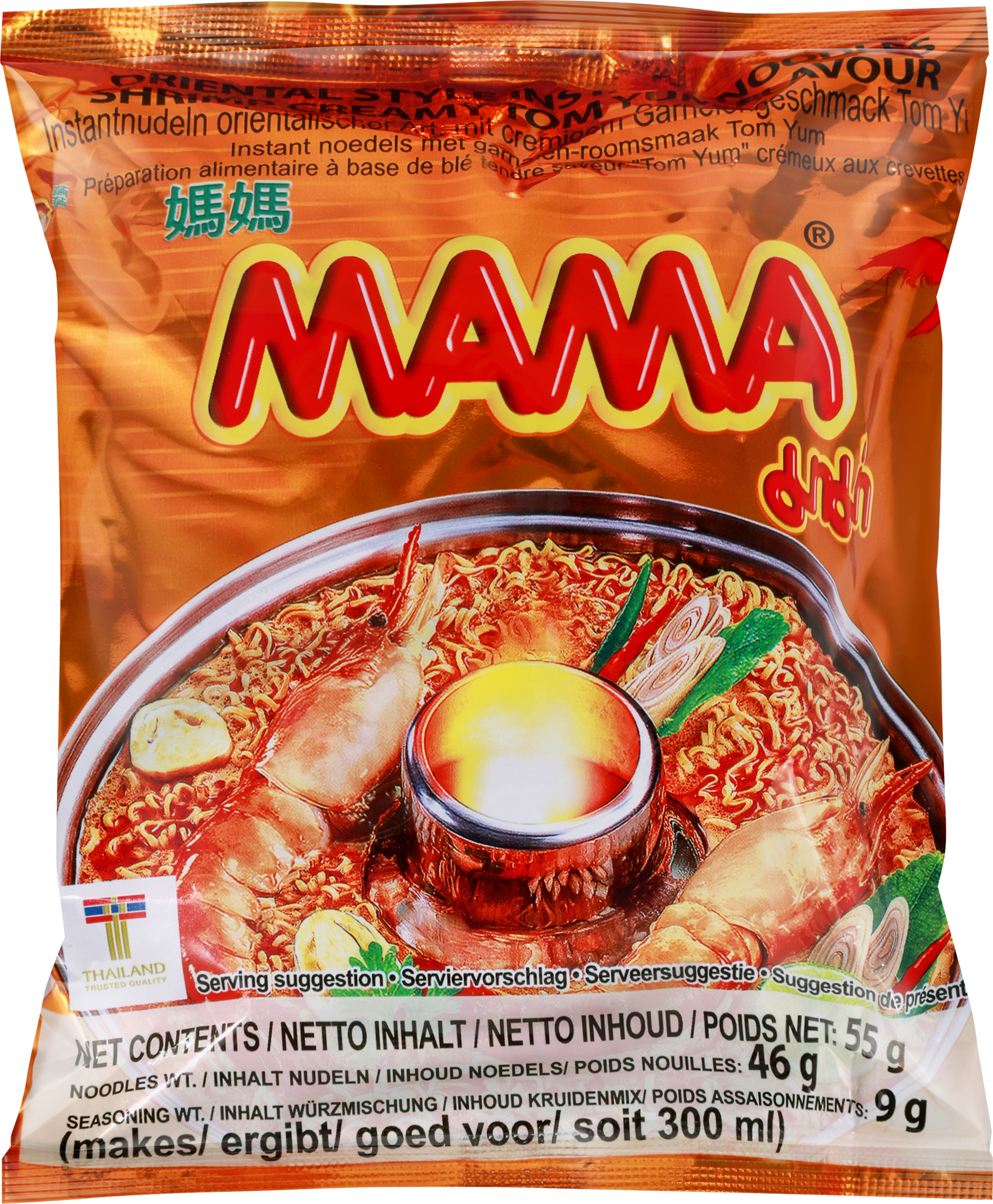 Изображение товара Лапша МАМА Том Ям с кремовым вкусом 55г Изображение товара Лапша МАМА Том Ям с кремовым вкусом 55г
