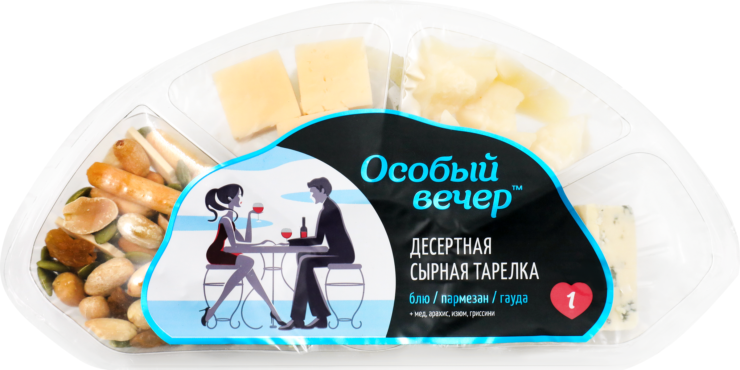 Изображение товара Сырная тарелка ОСОБЫЙ ВЕЧЕР № 1 120г горячая сборка сыров Изображение товара Сырная тарелка ОСОБЫЙ ВЕЧЕР № 1 120г горячая сборка сыров