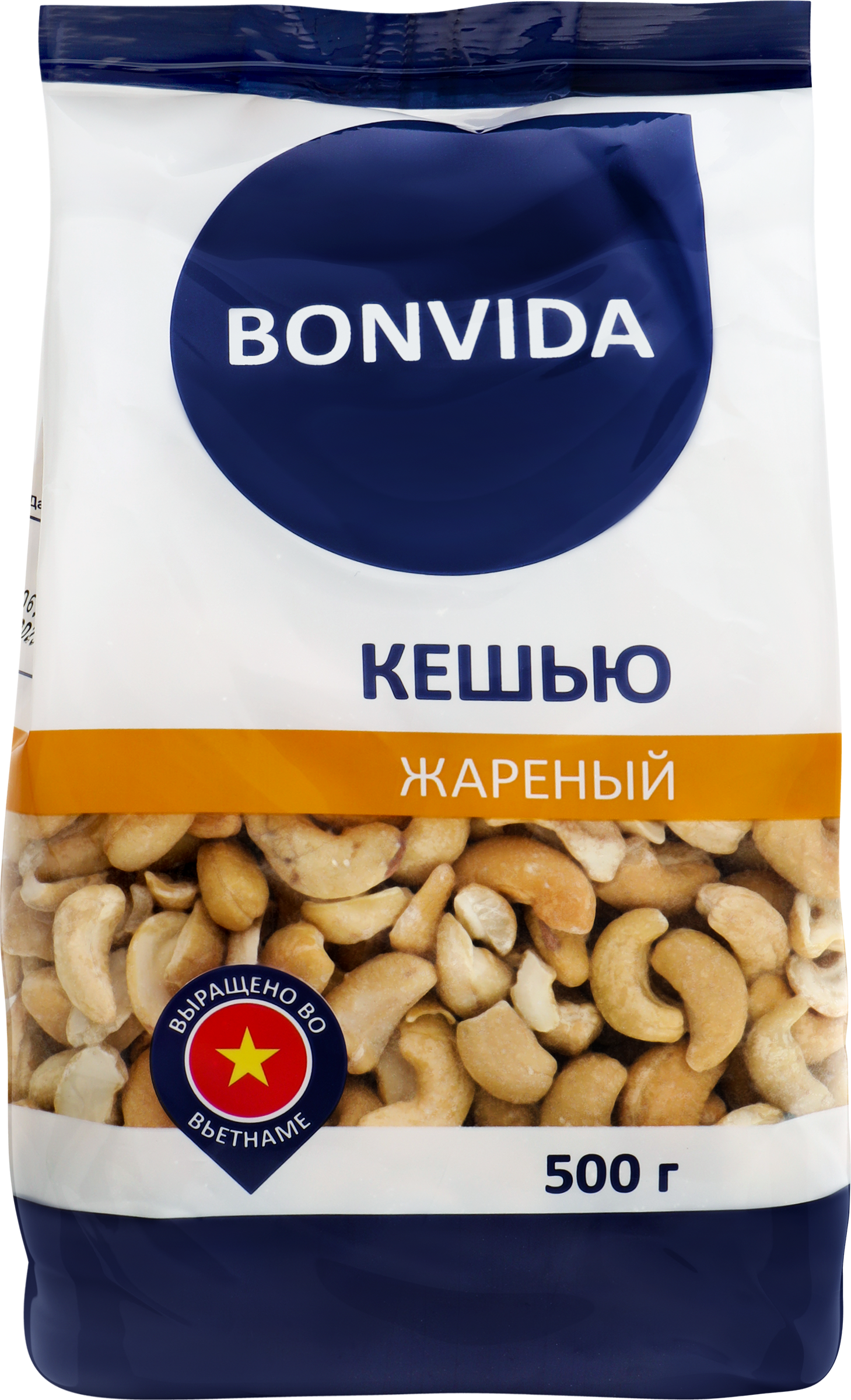 Изображение товара Кешью жареный BONVIDА 500г орехи полезный перекус без соли и сахара Изображение товара Кешью жареный BONVIDА 500г орехи полезный перекус без соли и сахара