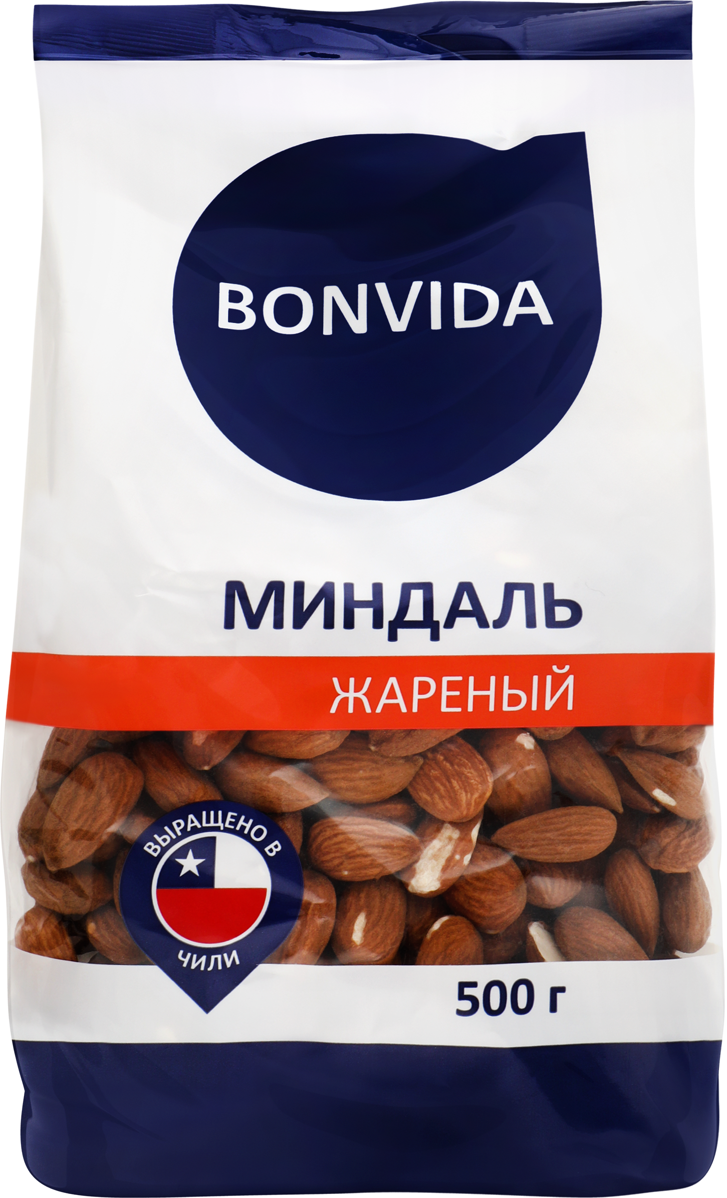 Изображение товара Миндаль BONVIDА жареный, 500г